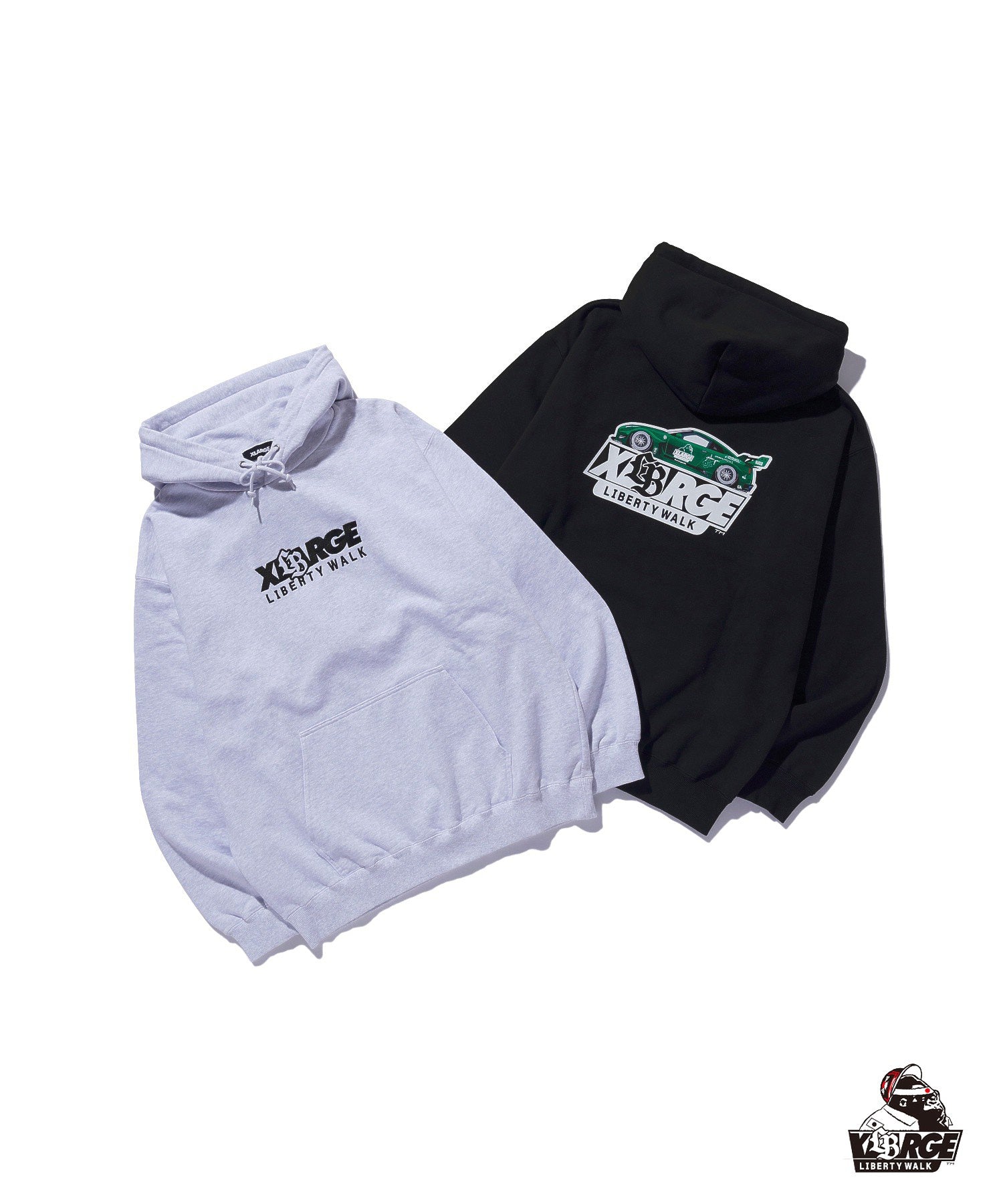 XLARGE×LIBERTY WALK HOODED SWEATSHIRTS