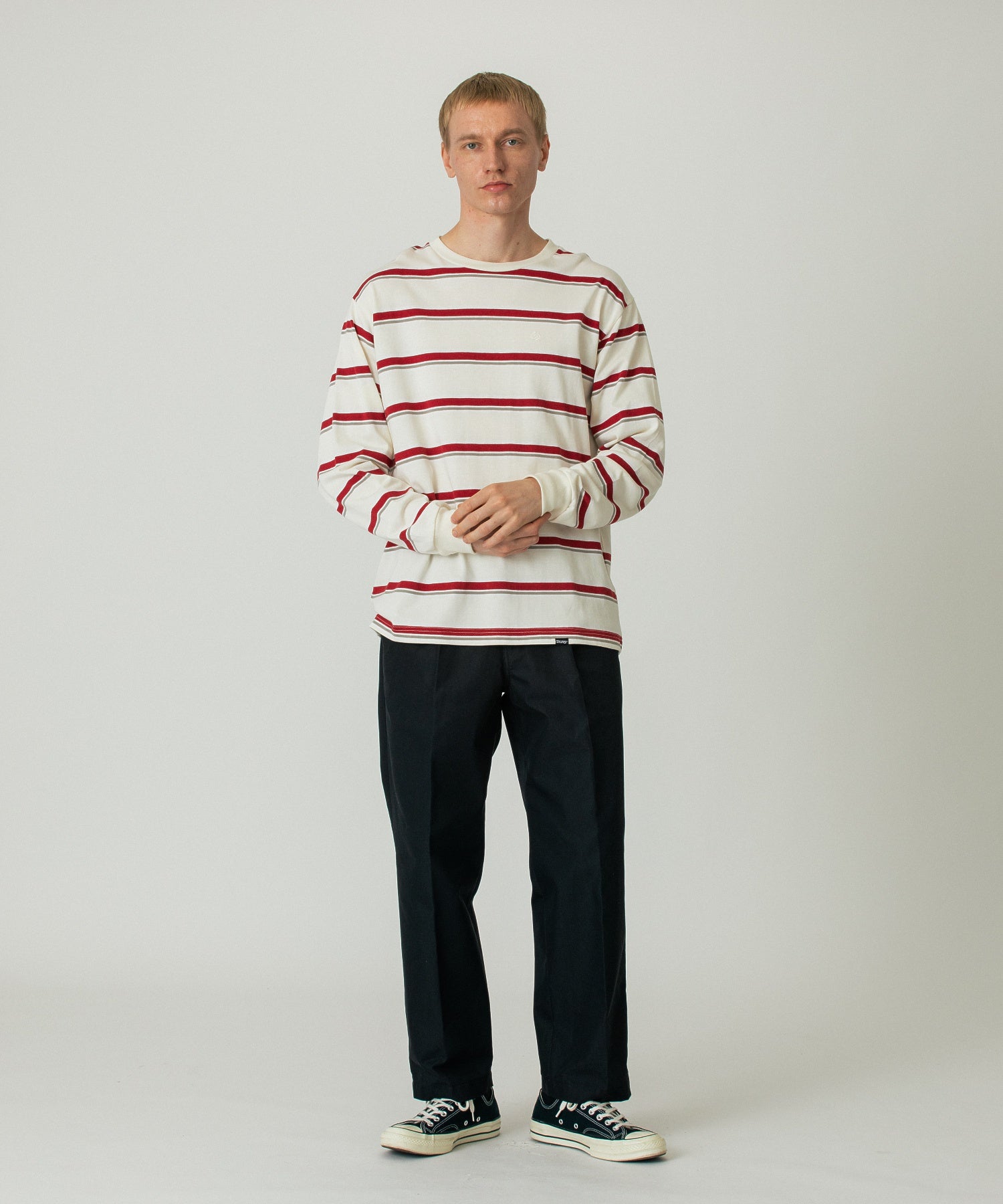STRIPE L/S TEE