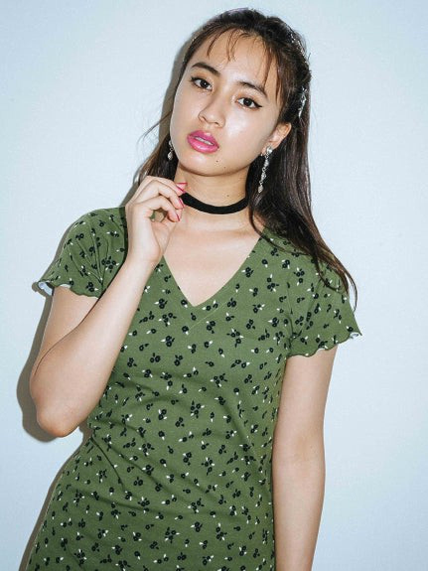 FLORAL DRESS X-girl