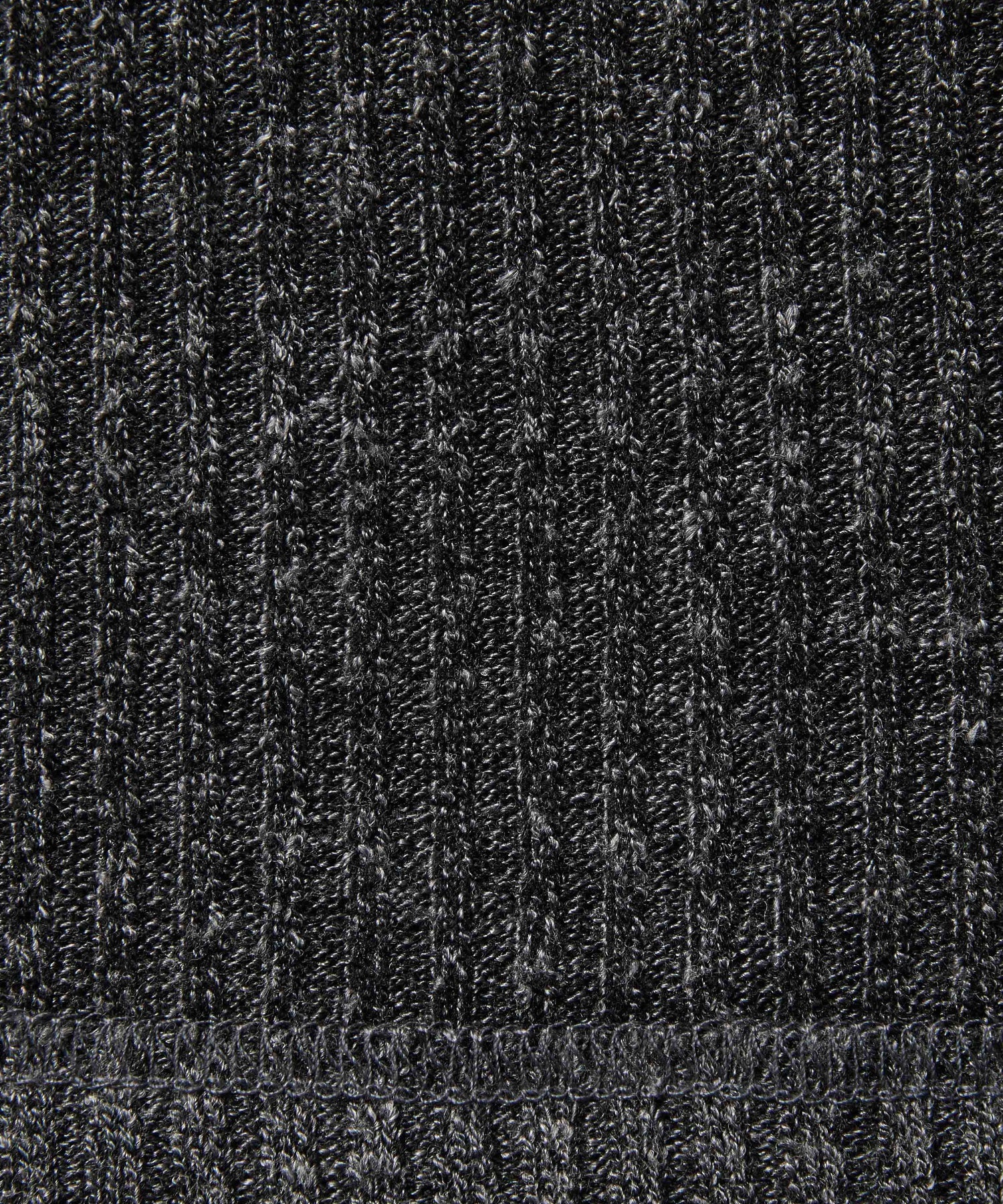 ZIP HEM COMPACT RIBBED TOP