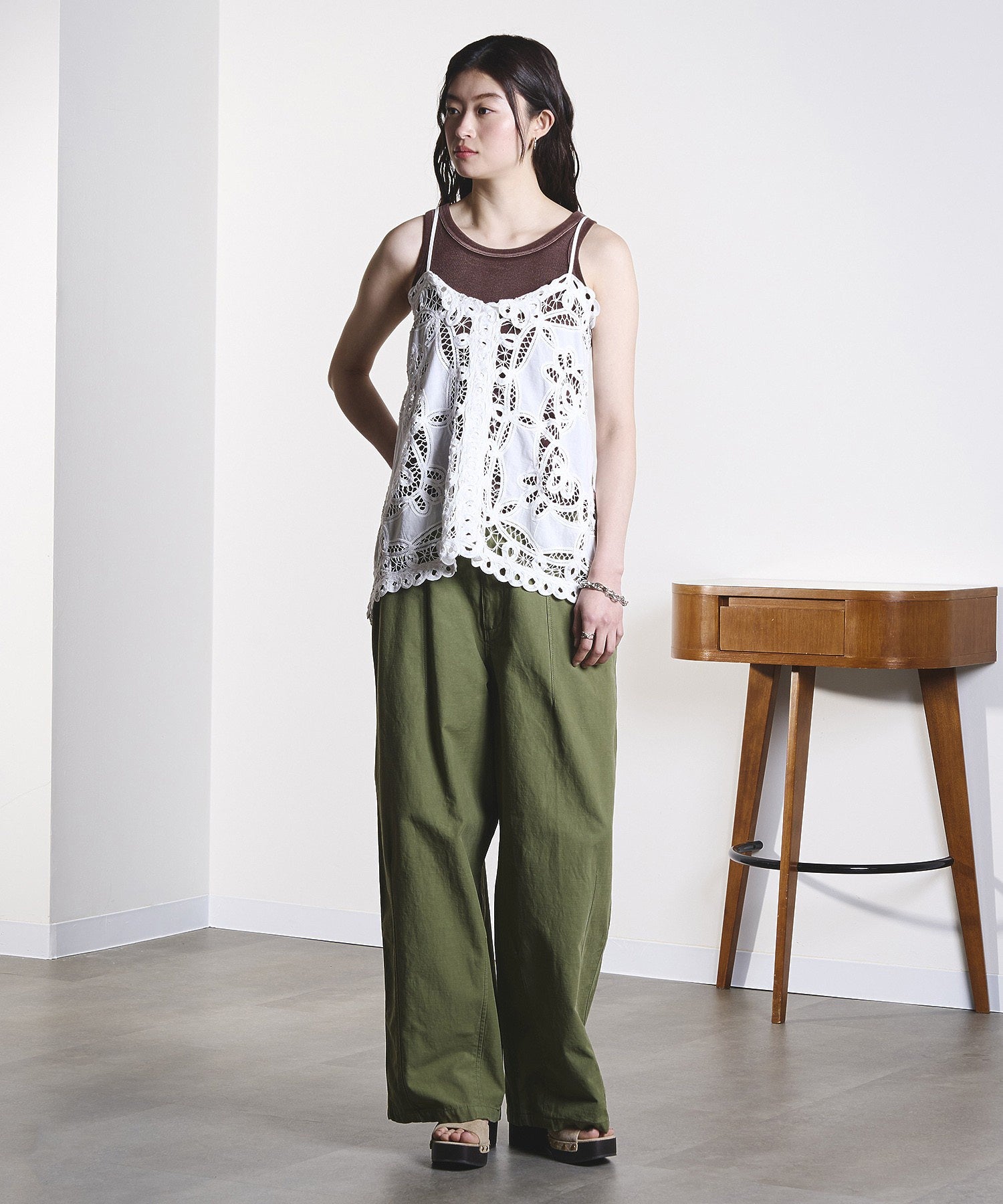 model:171cm 着用サイズ:ONE SIZE