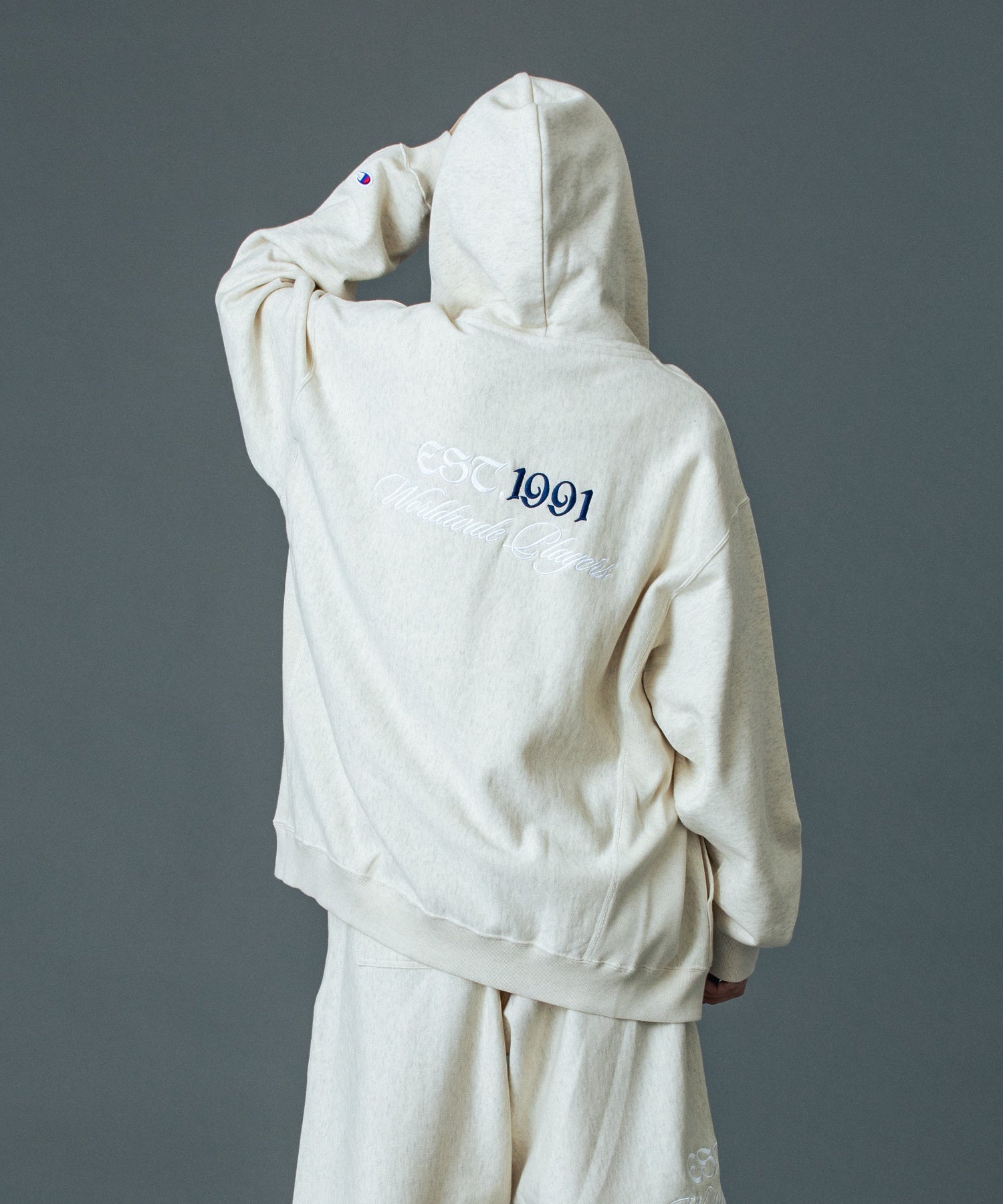XLARGE×Champion ZIP UP HOODED SWEATSHIRT