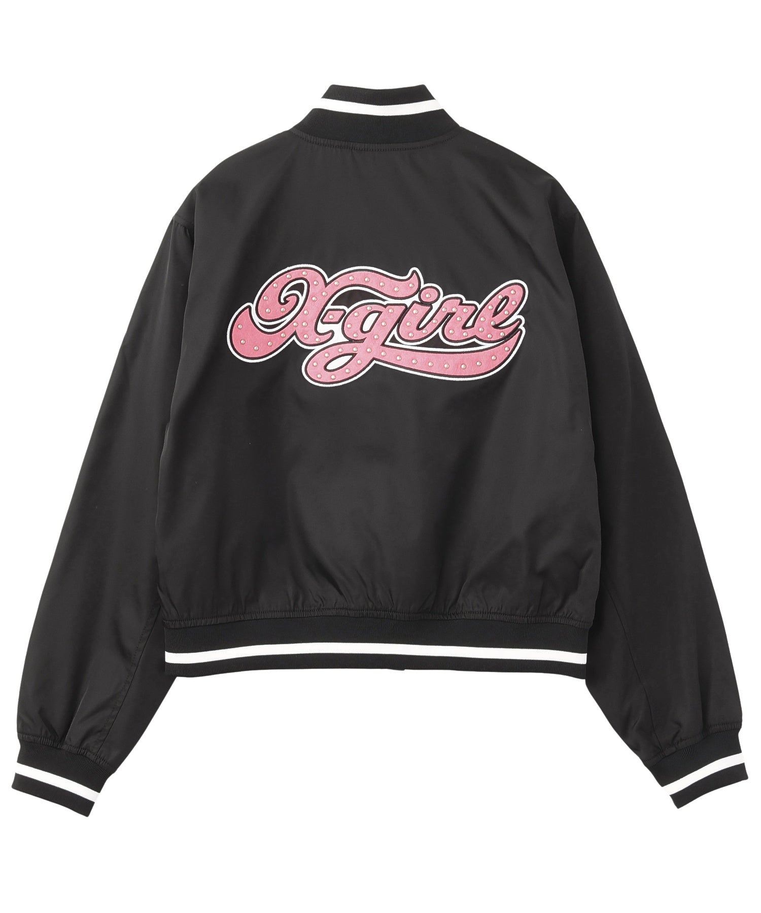 CHEERFUL LOGO VARSITY JACKET