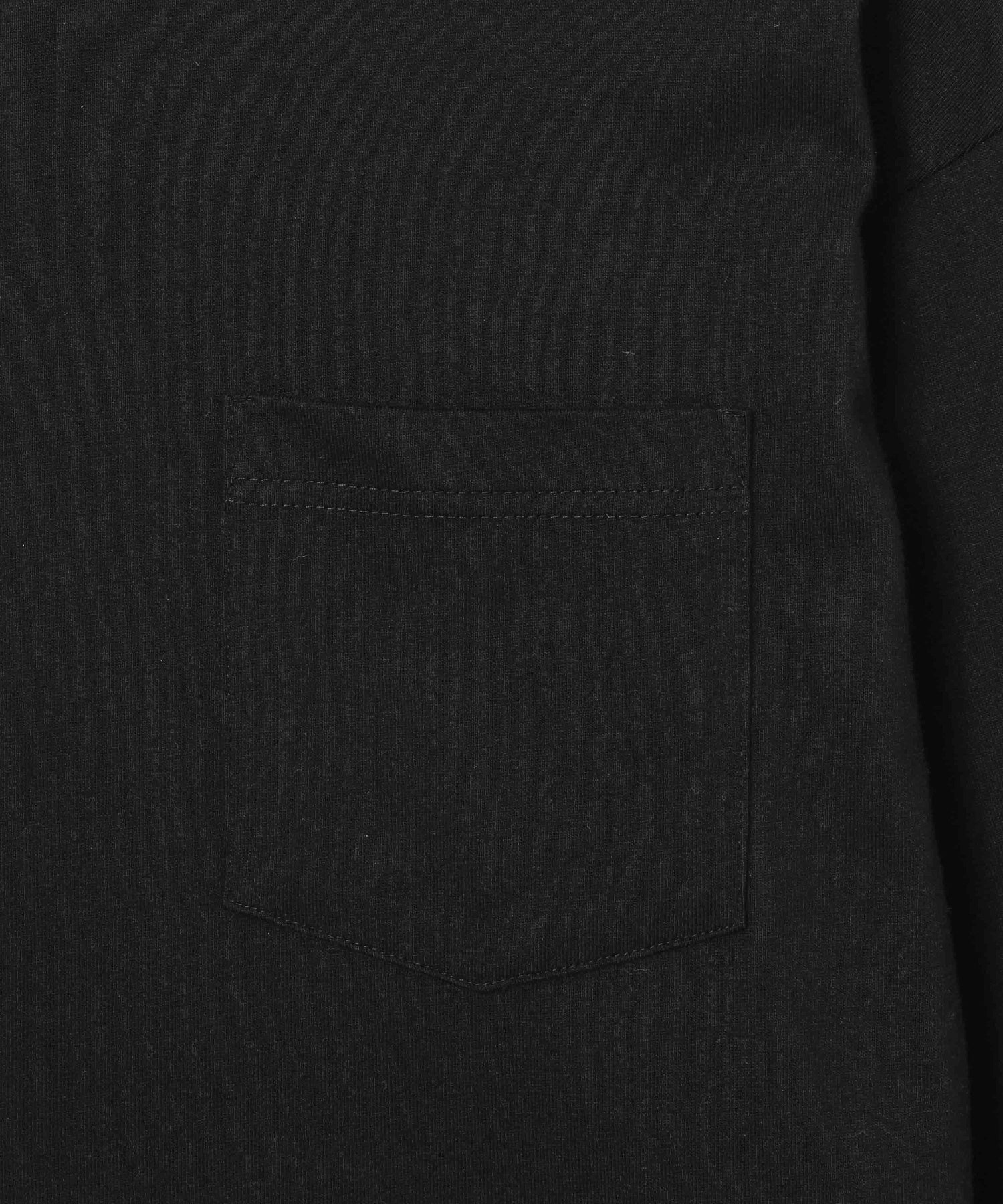 L/S MOCK NECK POCKET TEE