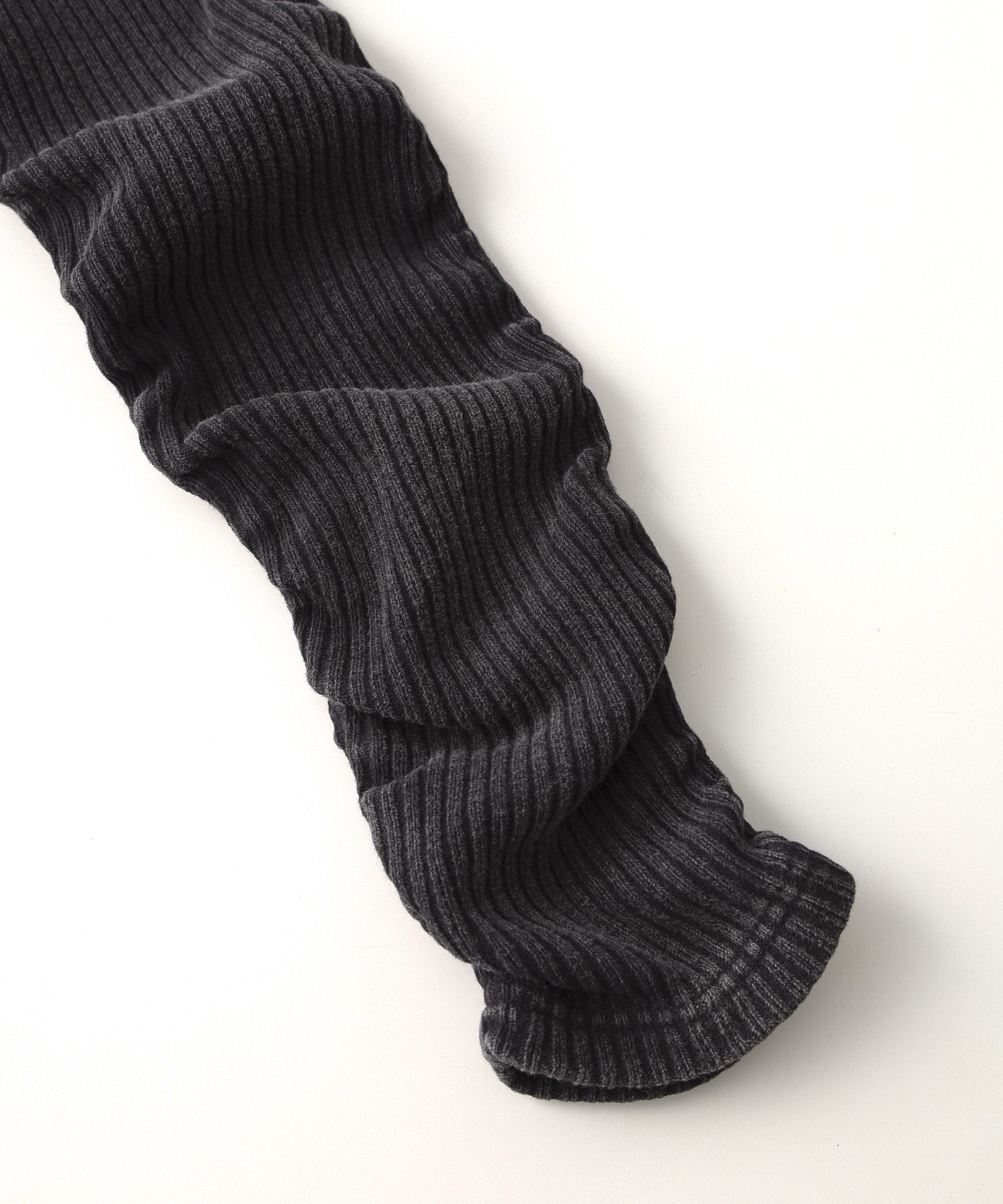 FADED WOVEN MIX HALF ZIP HOODED TOP