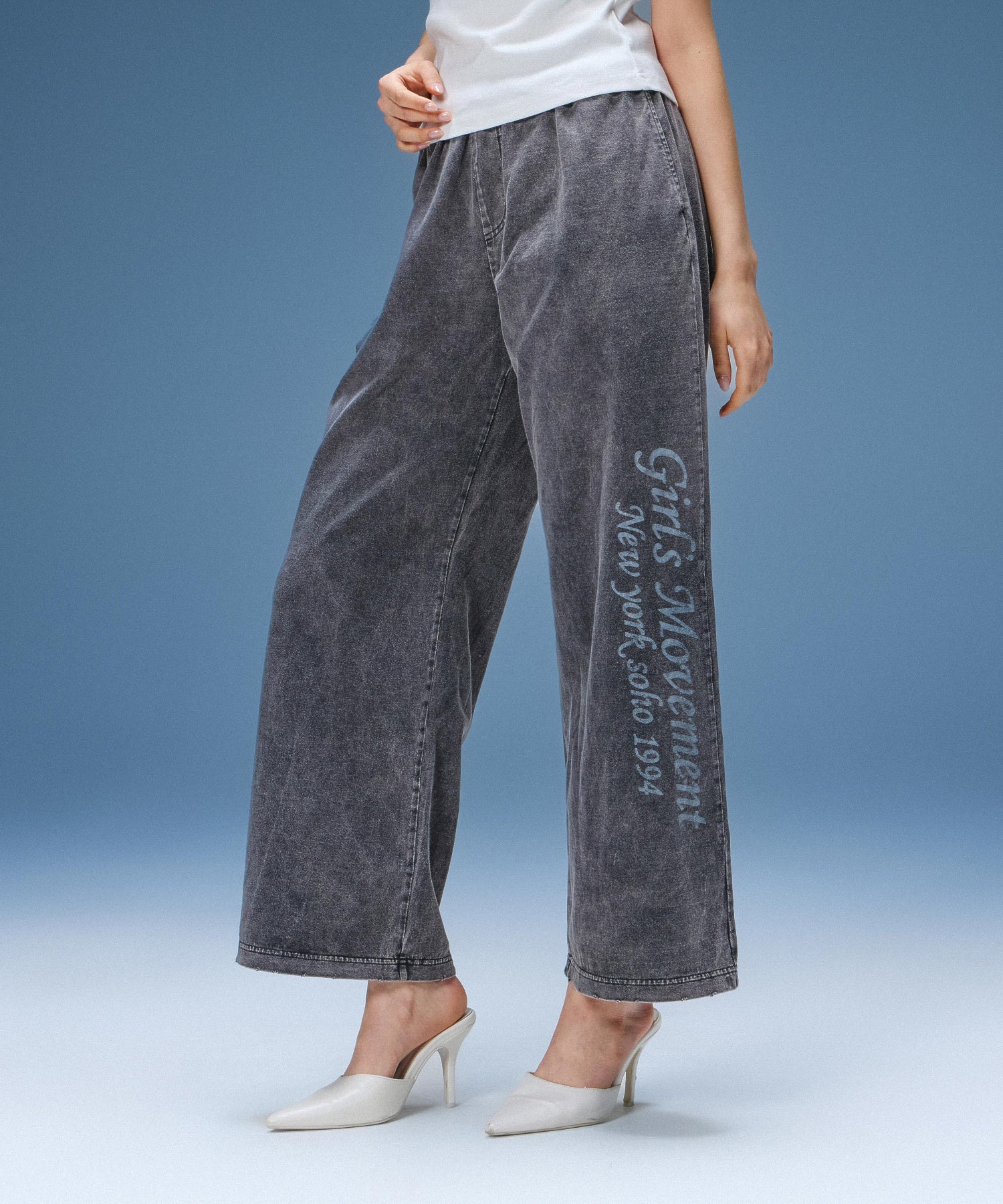 HARD DISTRESSED RELAX EASY PANTS