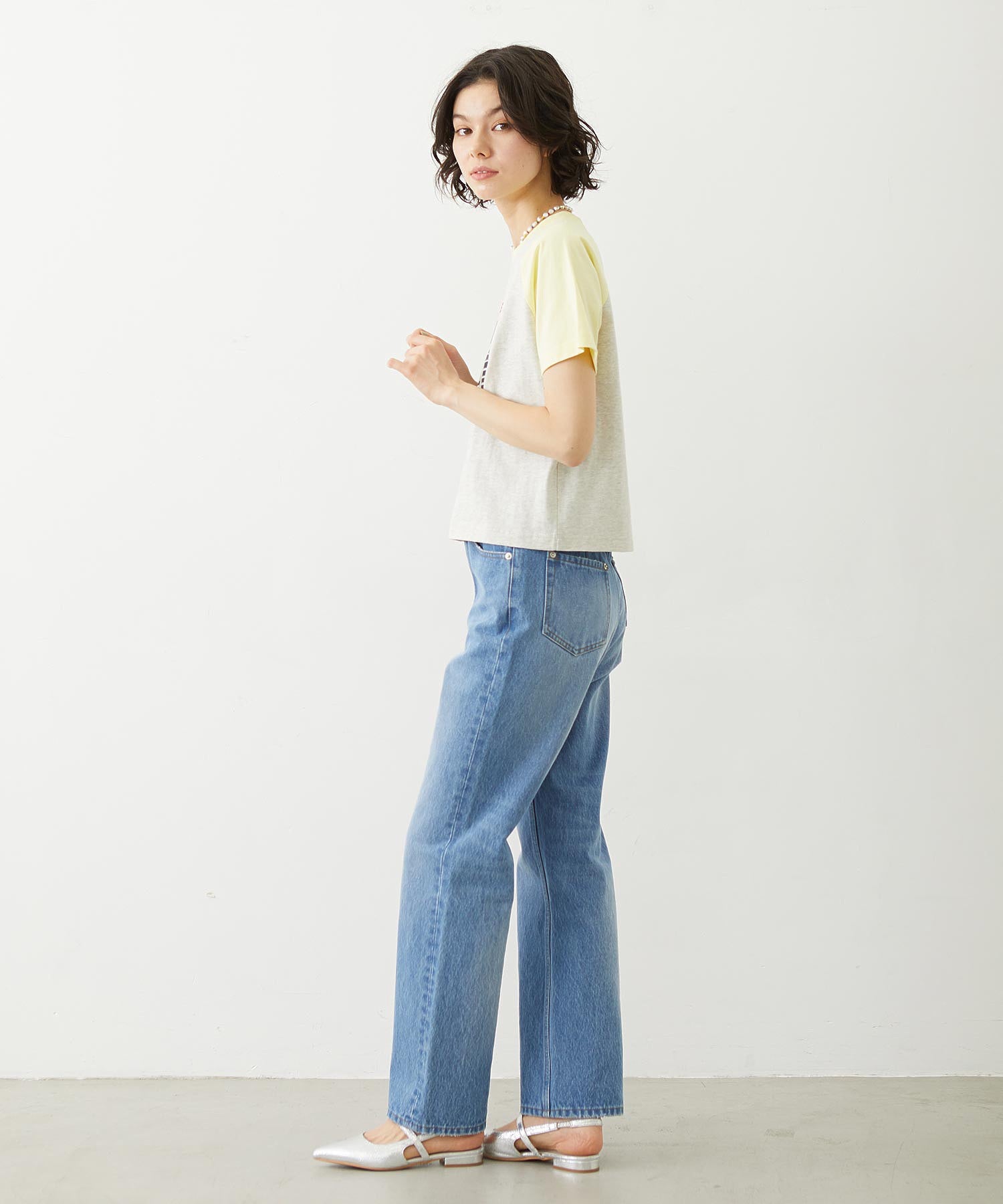 STRAIGHT DENIM PANTS