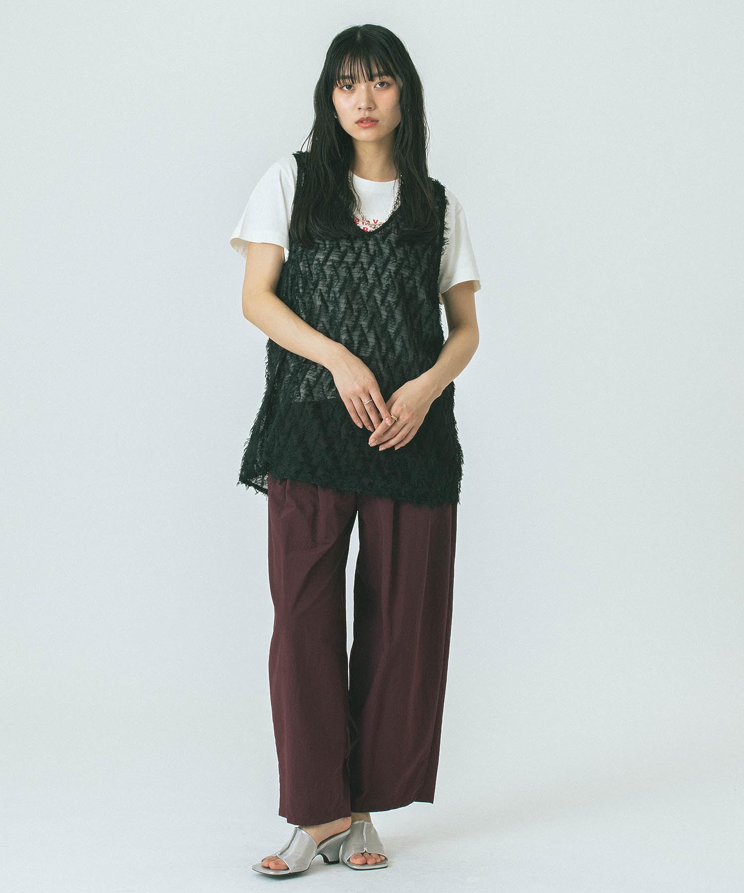 model:167cm 着用サイズ:ONE SIZE