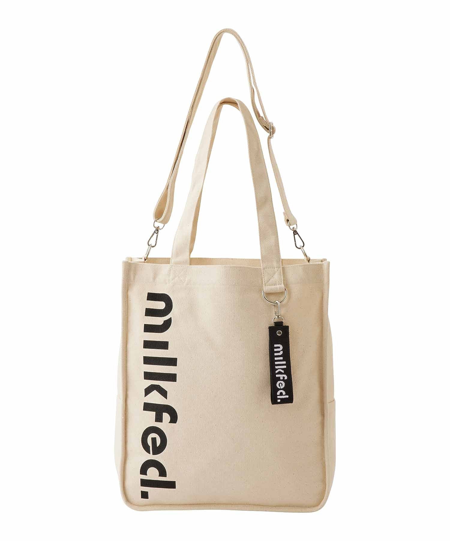 ROUND LOGO 2WAY PC TOTE MILKFED.