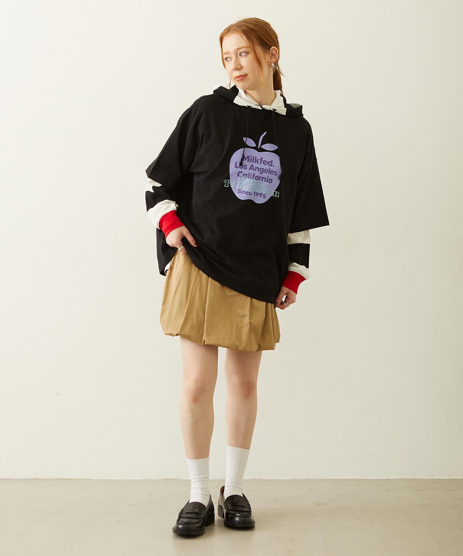 APPLE EMBROIDERY S/S TEE