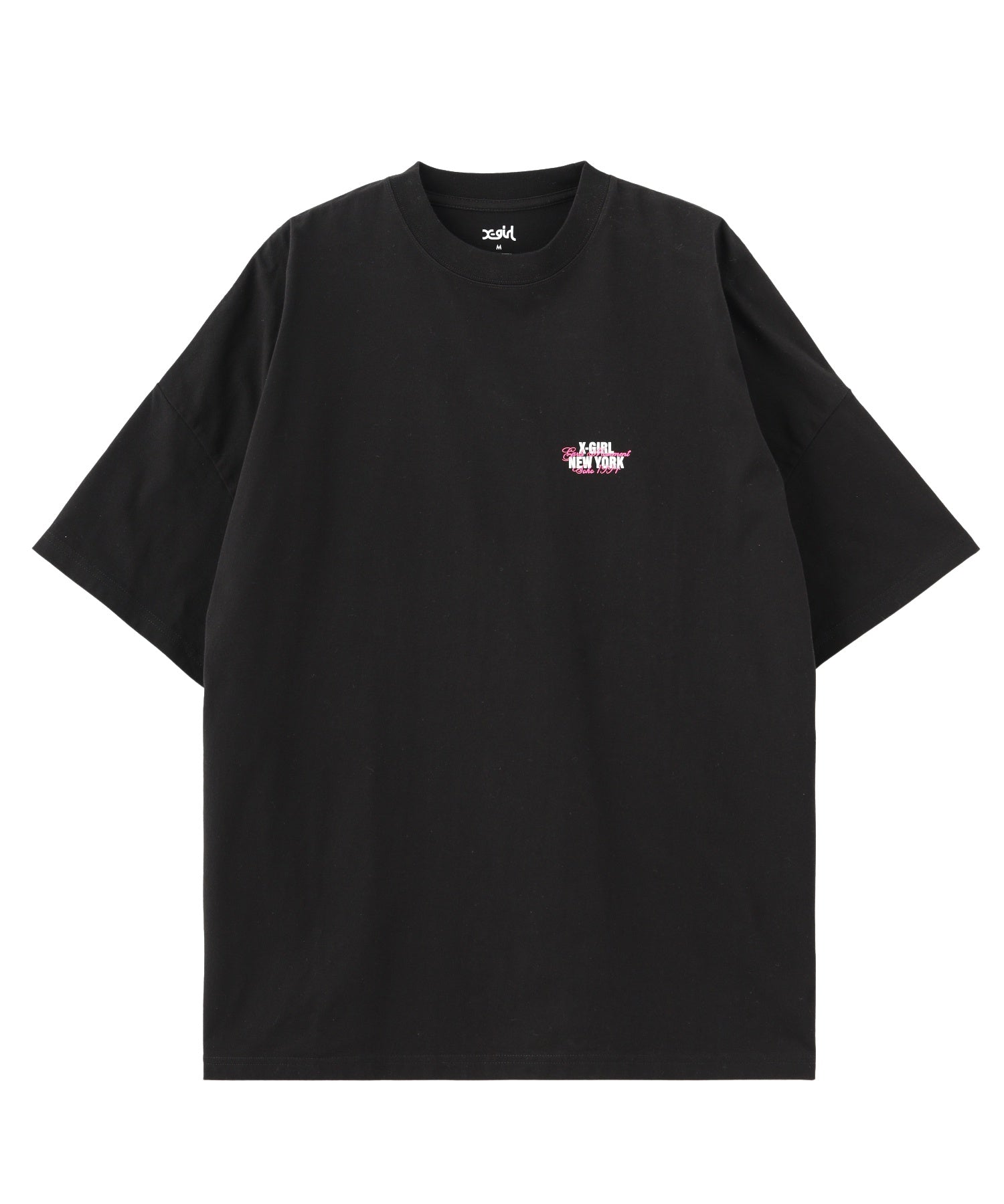 FACE AND SCRIPT MIX LOGO S/S BIG TEE DRESS
