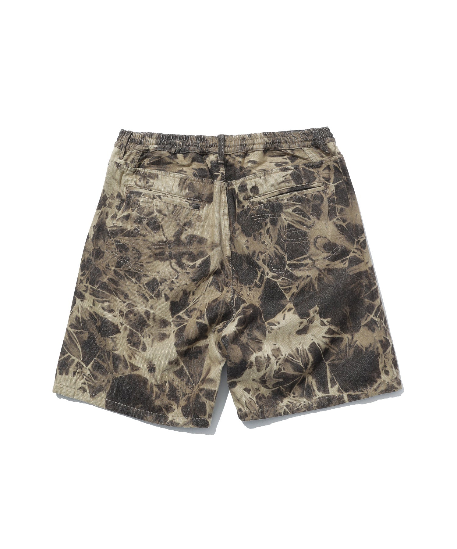 UNEVEN DYED SHORTS