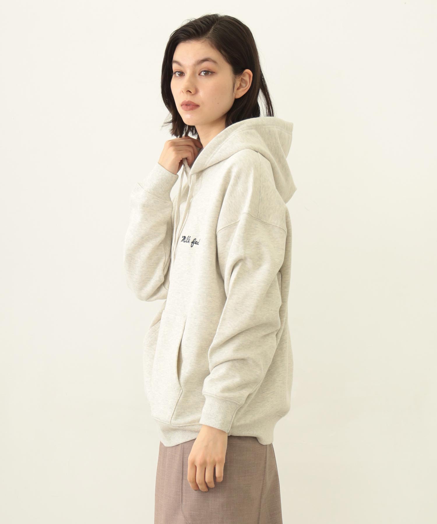 ICING LOGO WIDE SWEAT HOODIE