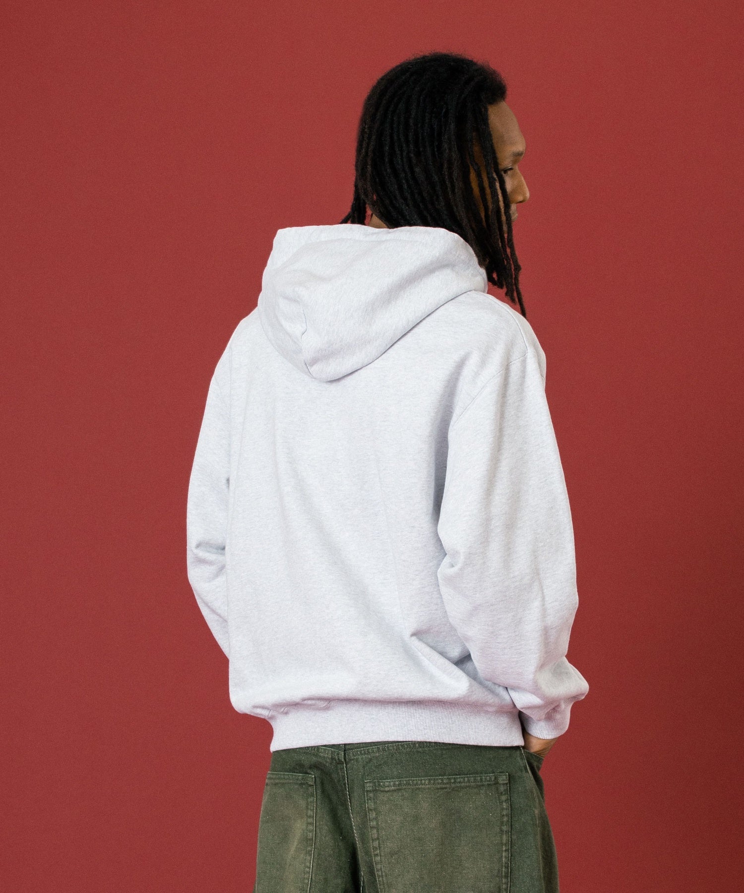 STANDARD LOGO ZIP UP HOODED SWEATSHIRT