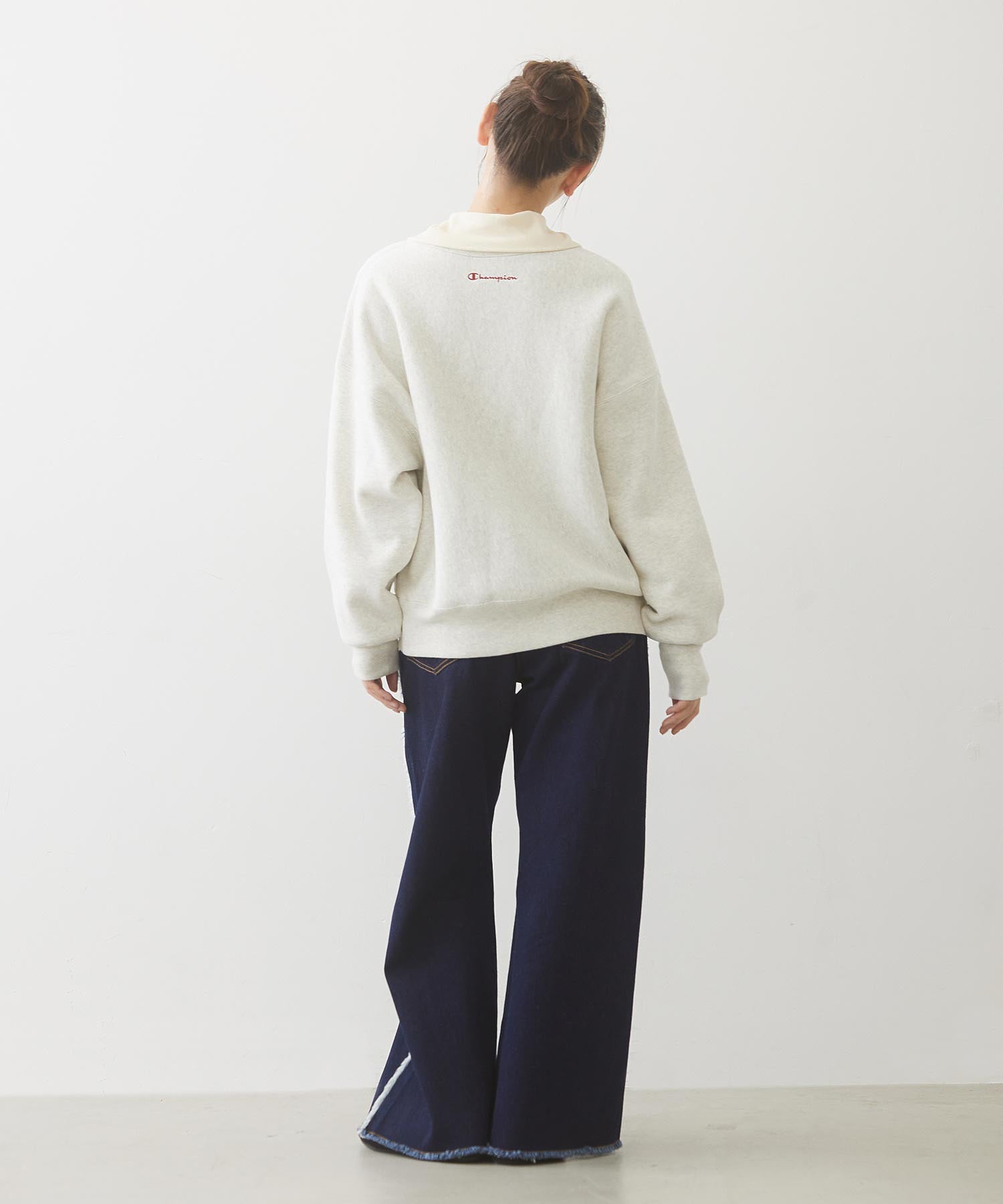 MILKFED.×CHAMPION SWEAT TOP