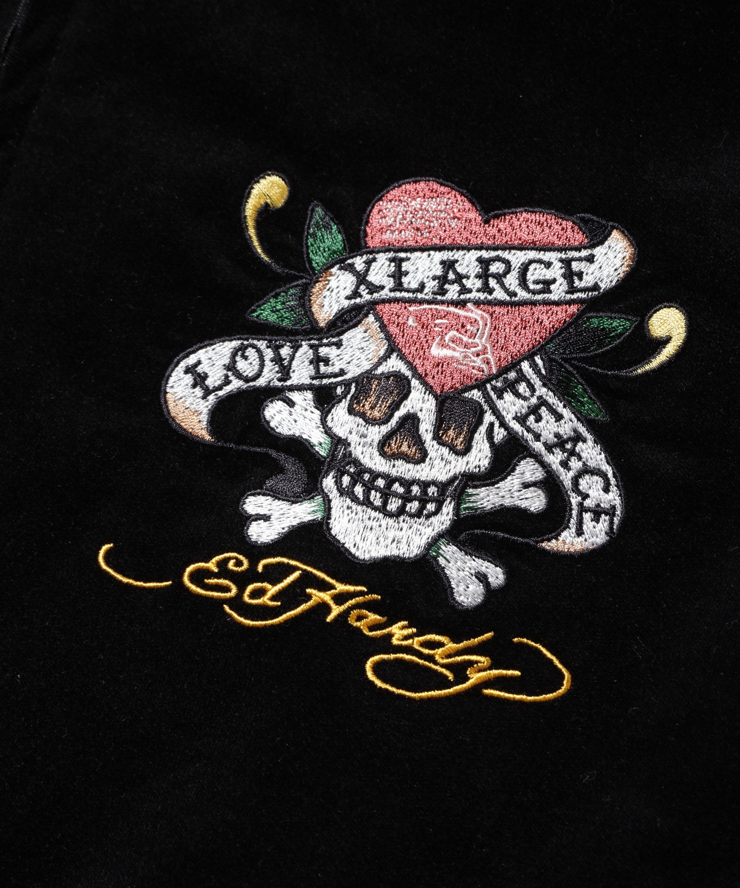 XLARGE×ED HARDY REVERSIBLE SOUVENIR JACKET