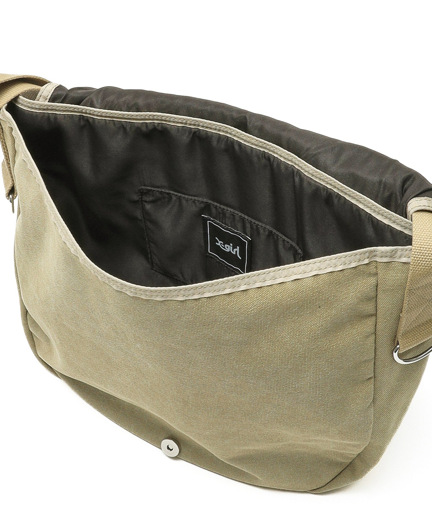 DISTRESSED PRINT SHOULDER BAG