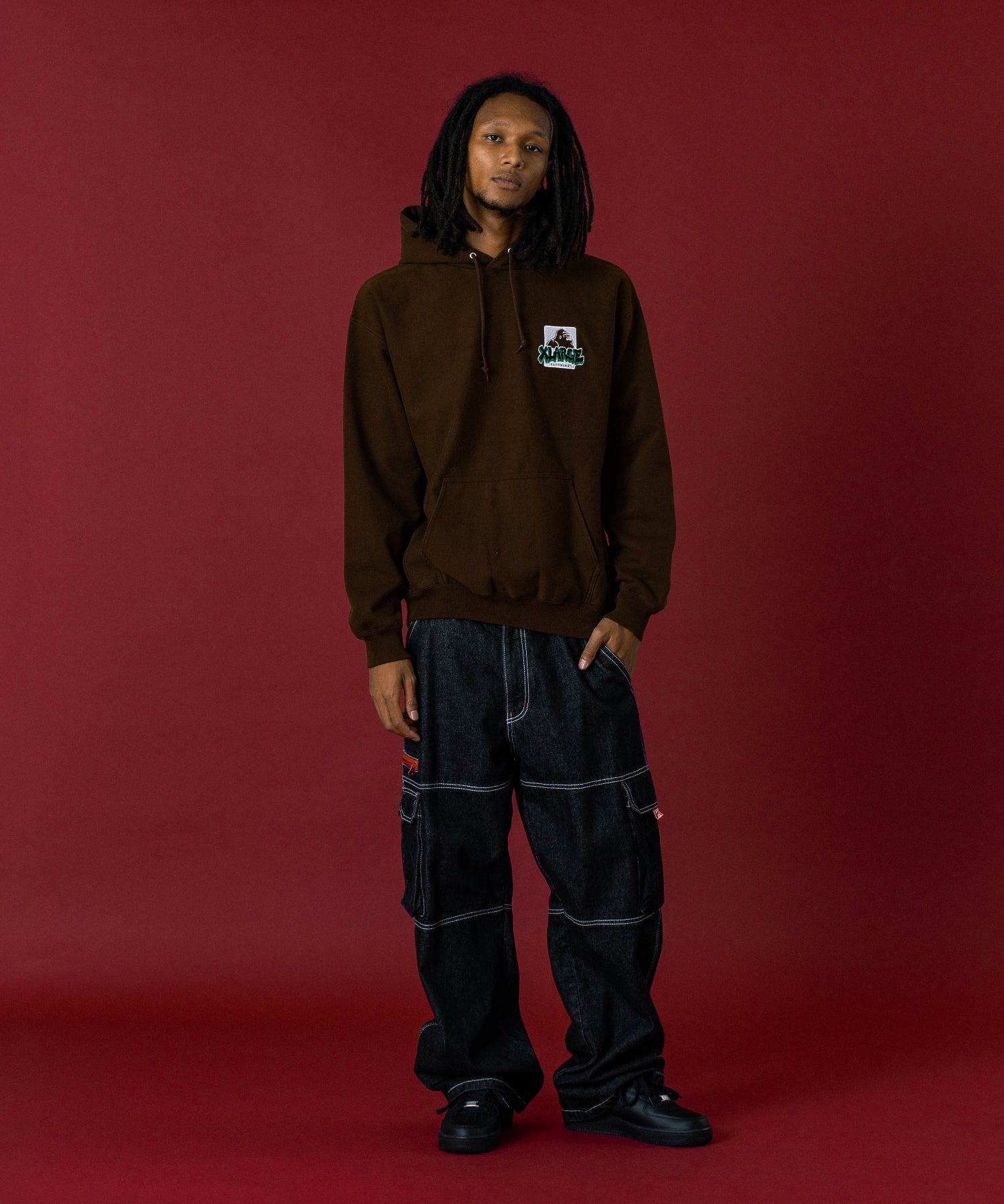 GRAFFITI PULLOVER HOODED SWEATSHIRT