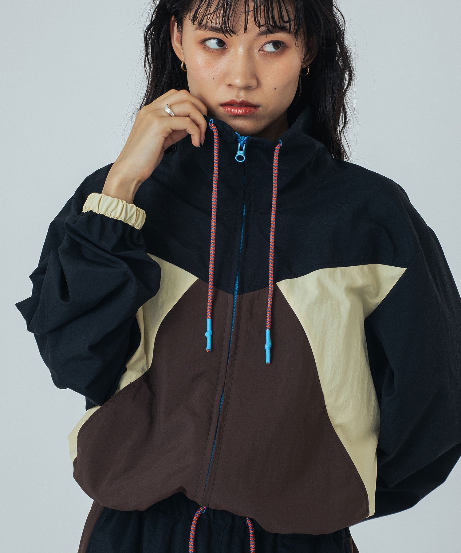 mici/MIX COLOR TRACK JACKET