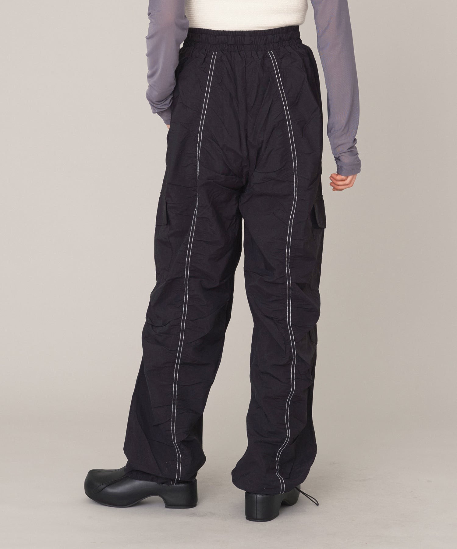 SHIRRING CARGO PANTS BABU-BU