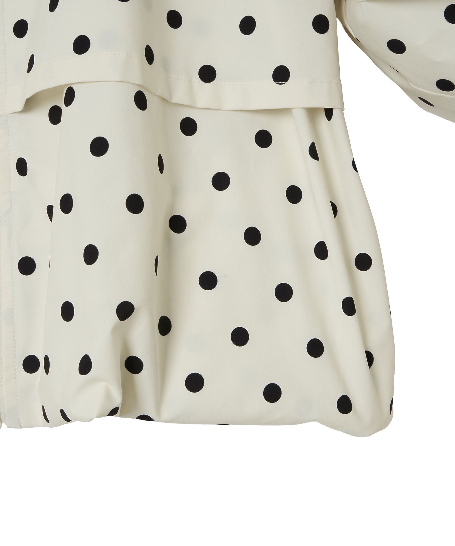 POLKA DOT PUFF BLOUSON