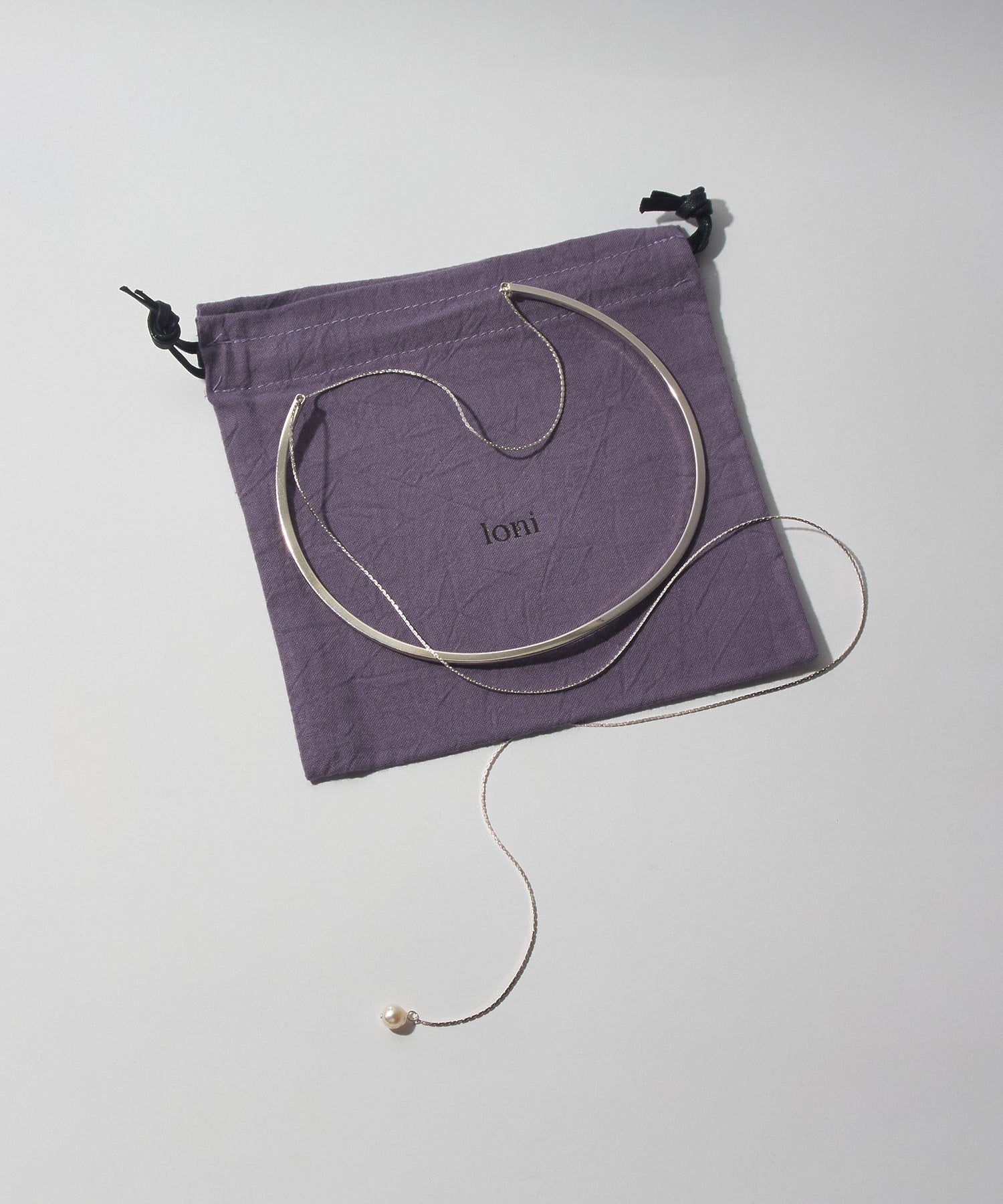 loni/BUD MULTIWAY PEARL CHOKER