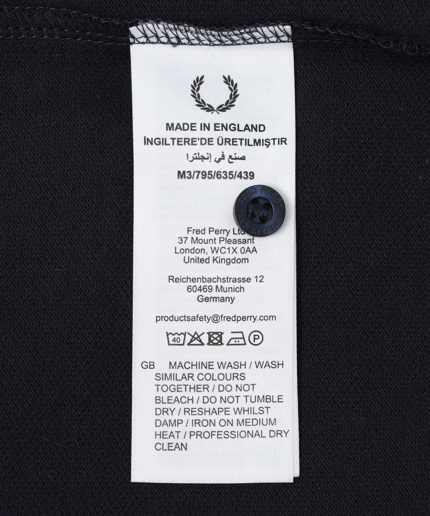 FRED PERRY/フレッドペリー/THE FRED PERRY SHIRT M3