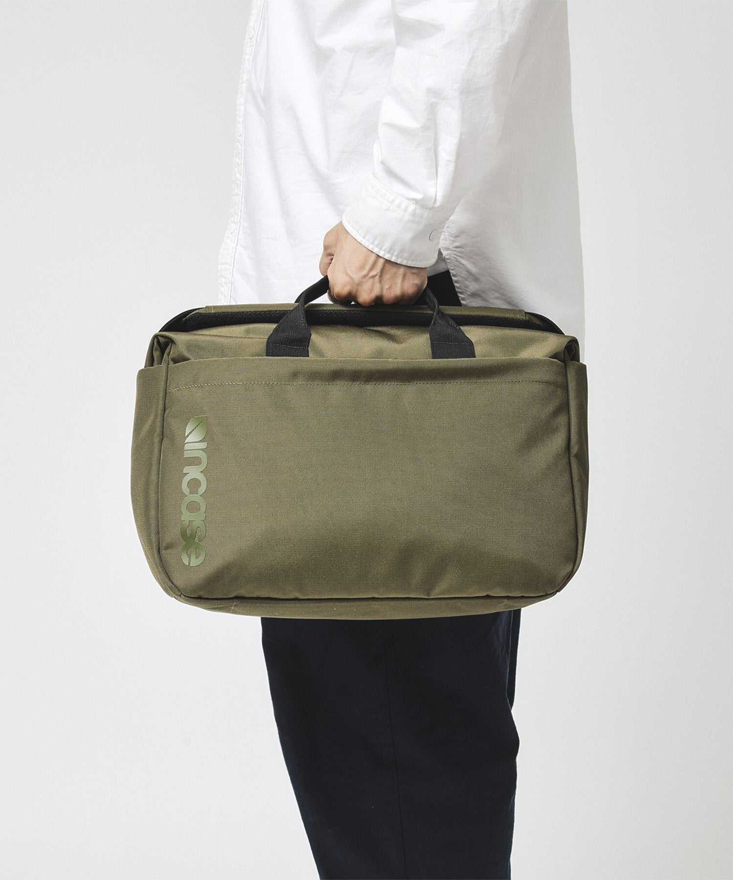 Grid Shoulder Bag - Olive