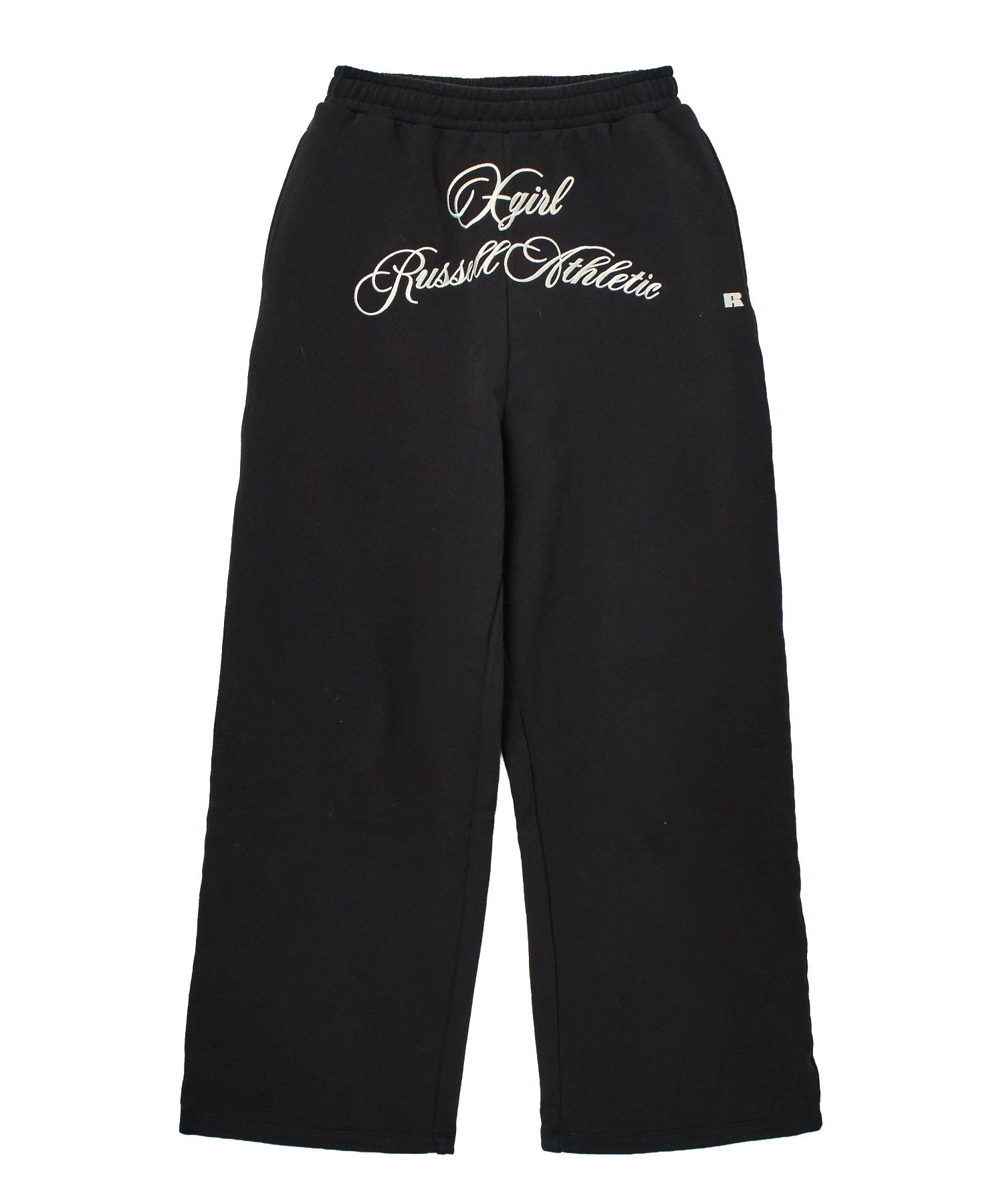 X-girl × Russell SCRIPT LOGO SWEATPANTS