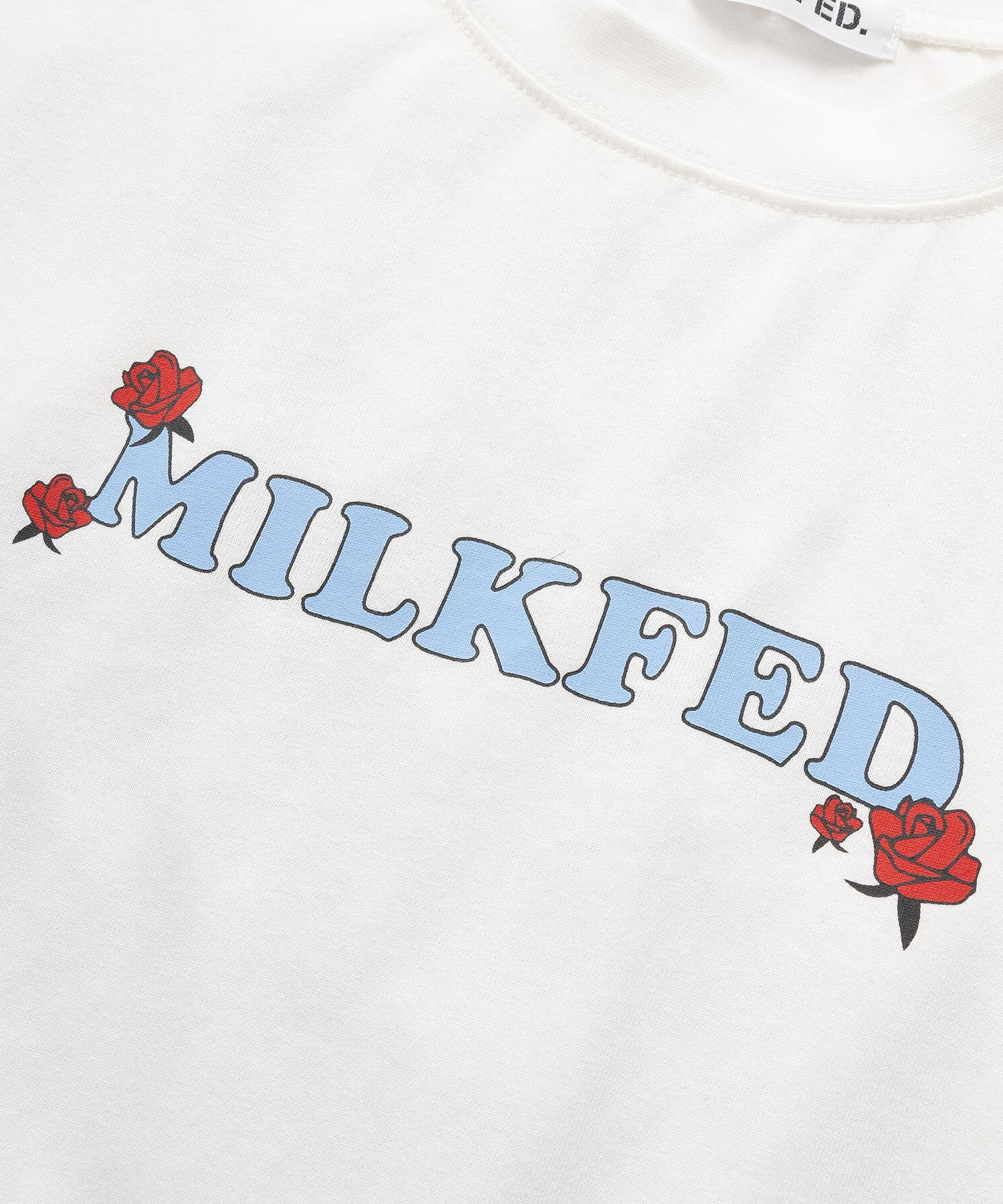 ROSE PRINT TOP MILKFED.