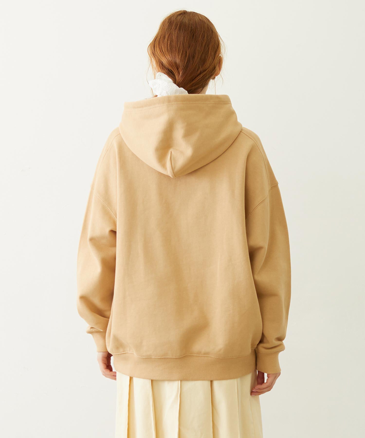 OVAL LOGO WIDE HOODIE SWEAT