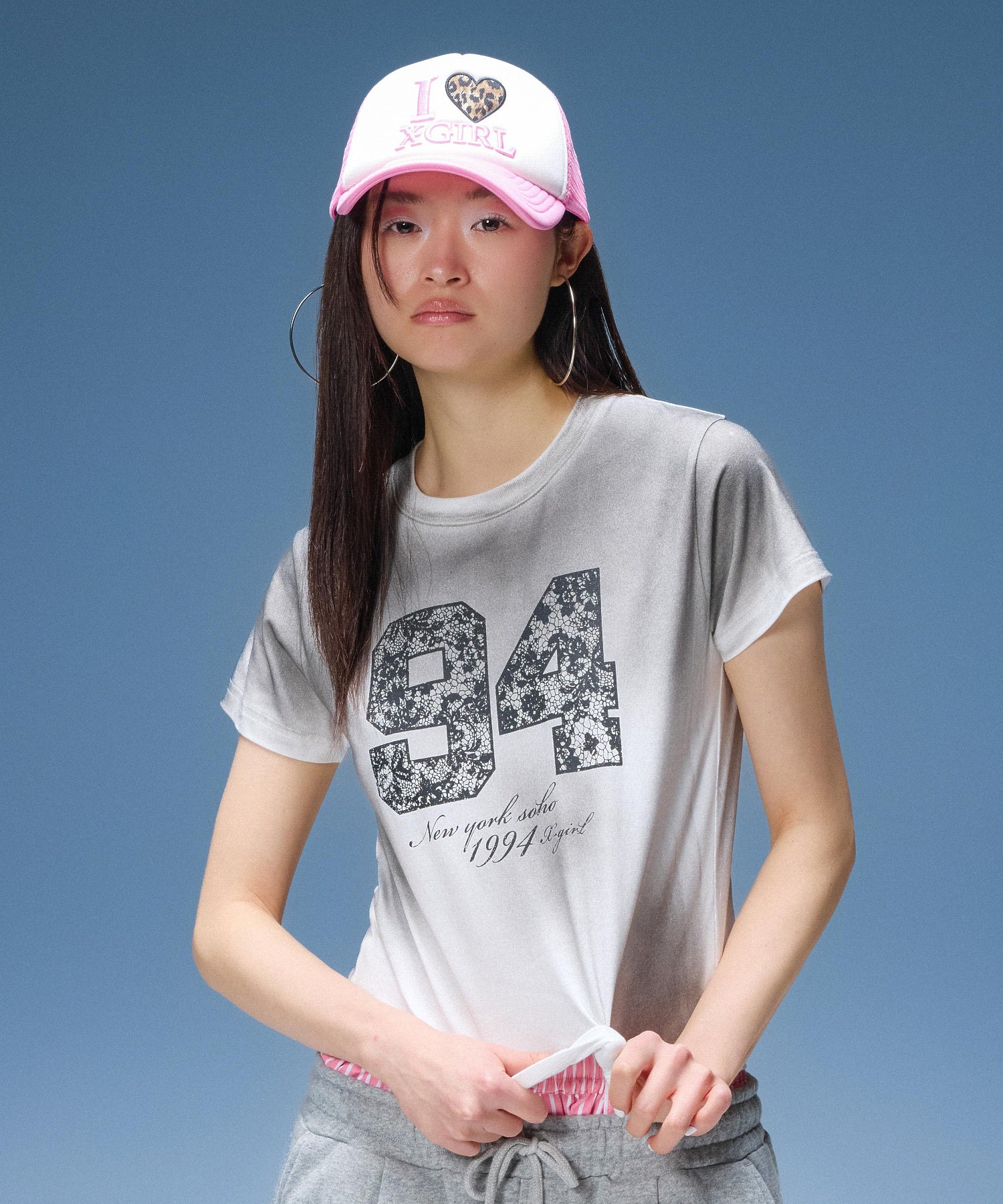 I LOVE X-GIRL TRUCKER CAP