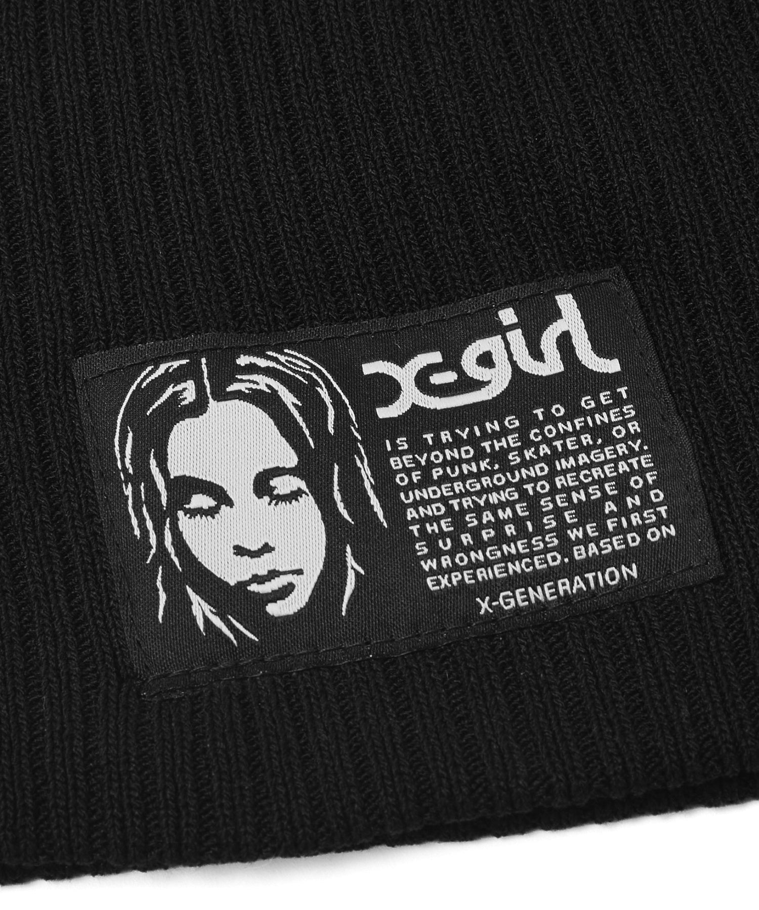 FACE LABEL BEANIE