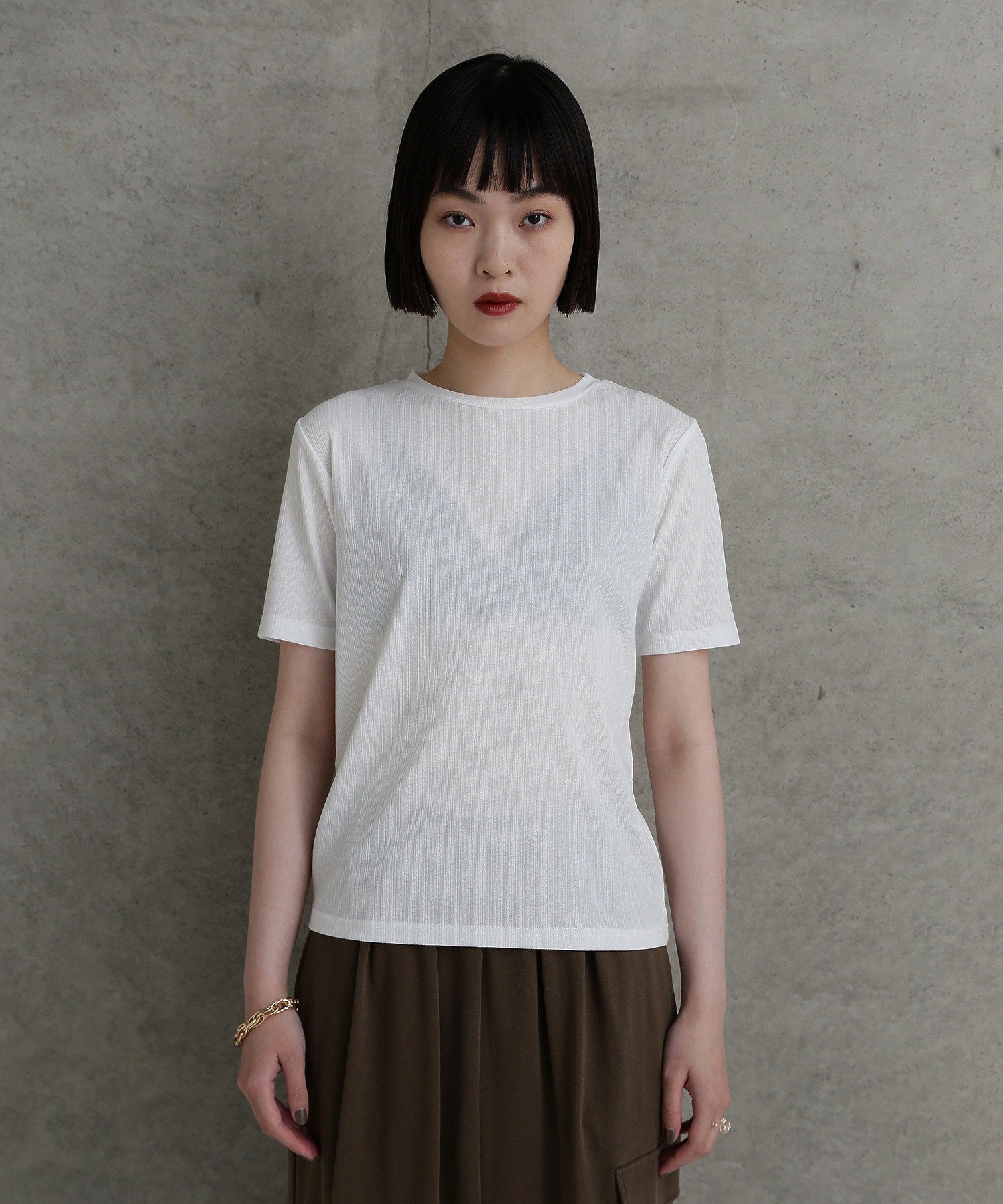 【WEB・一部店舗限定】フリルキャミセットＴシャツ