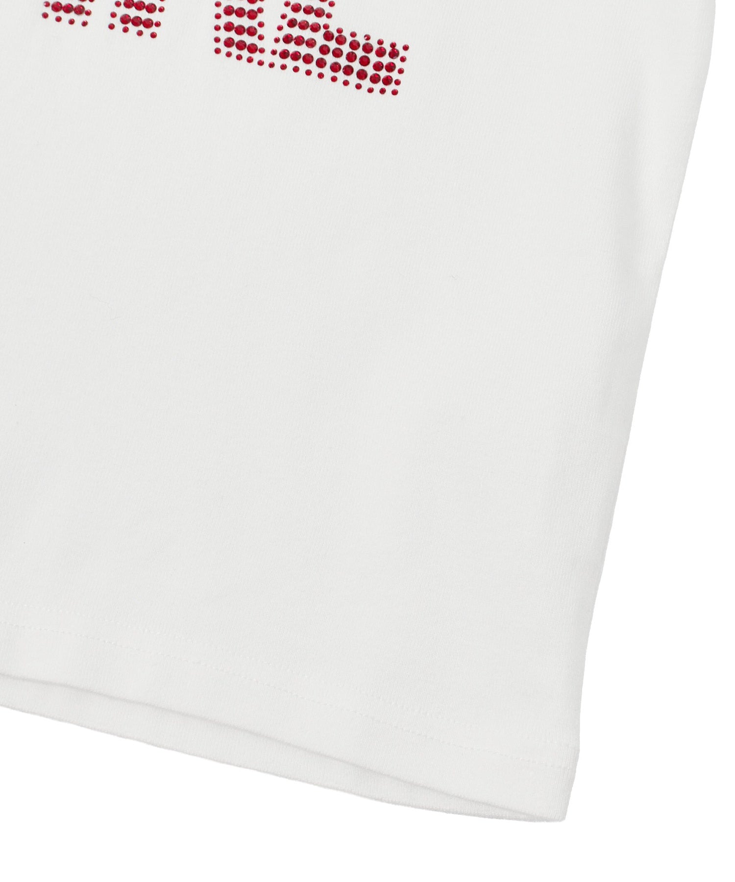 RHINESTONE VERTICAL LOGO RAGLAN S/S BABY TEE