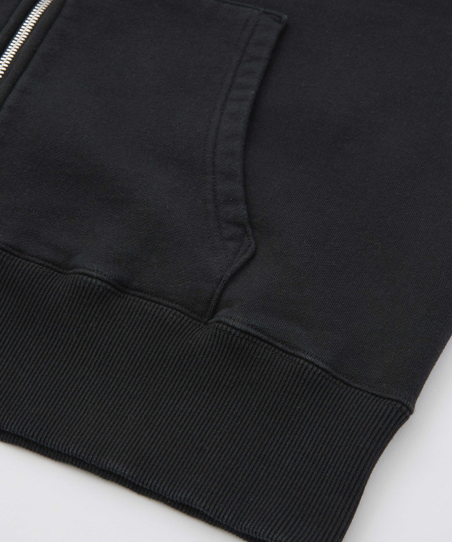 DISTRESSED CIRCLE LOGO ZIP UP SWEAT VEST