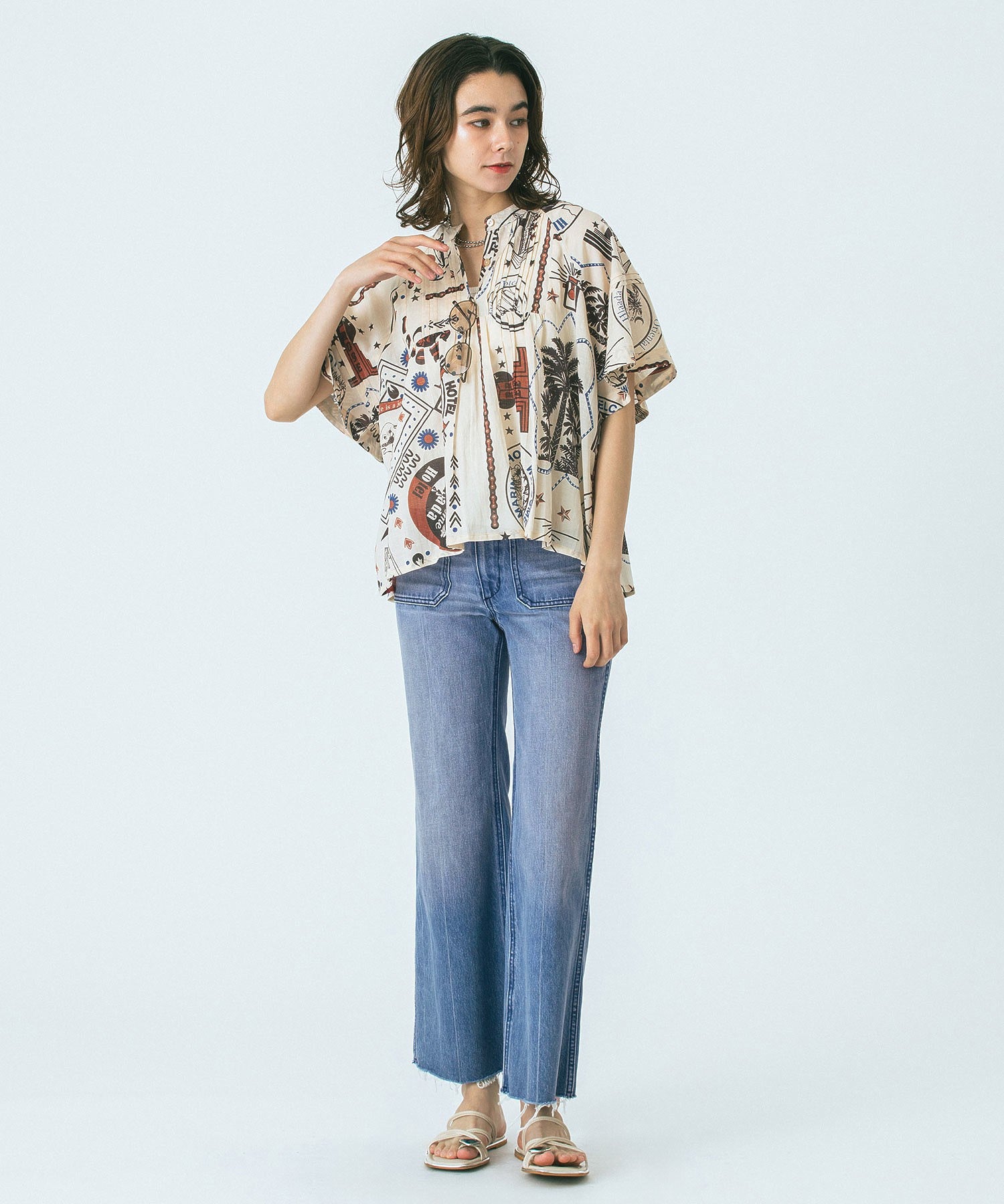 model:172cm 着用サイズ:S