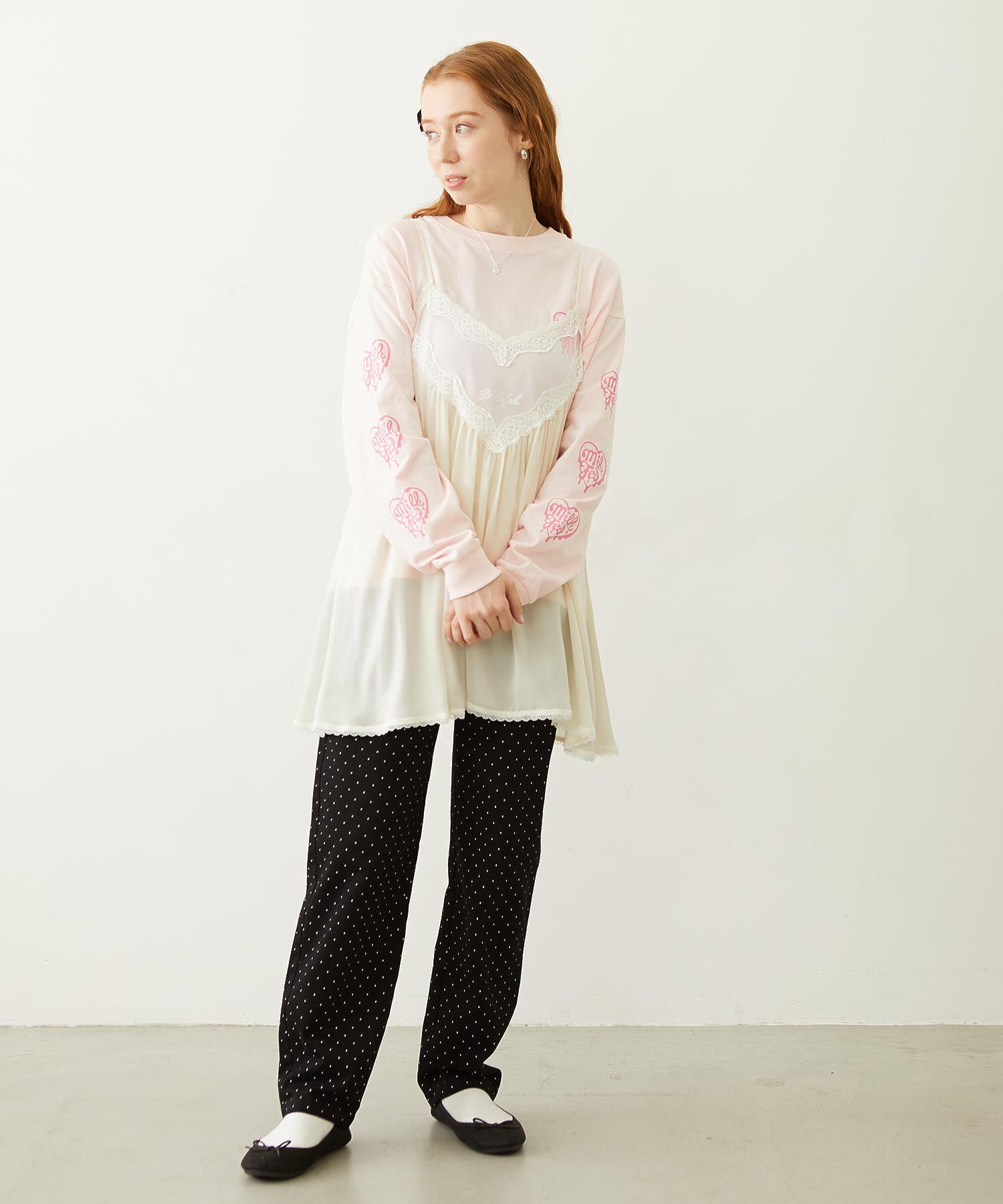 MELTY HEART WIDE L/S TEE