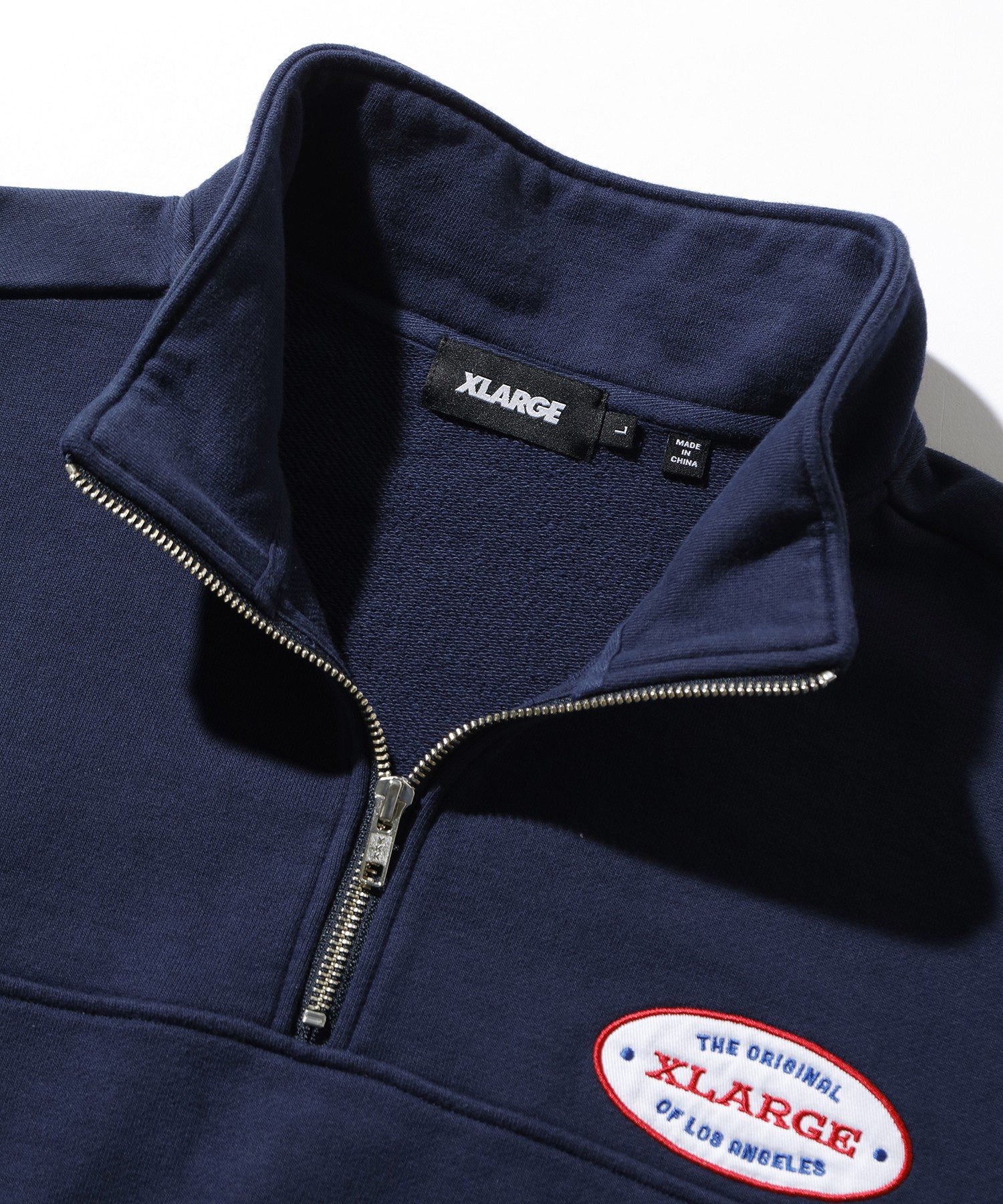 CLASSIC OVAL LOGO HALF ZIP SWEAT