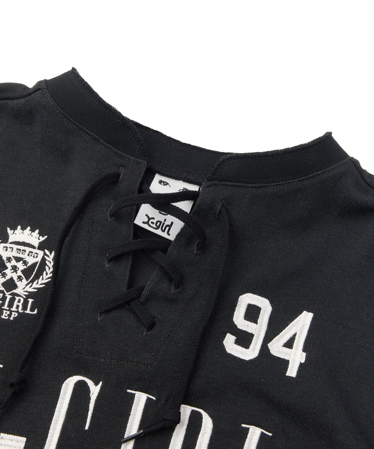 LACED UP FOOTBALL L/S TOP