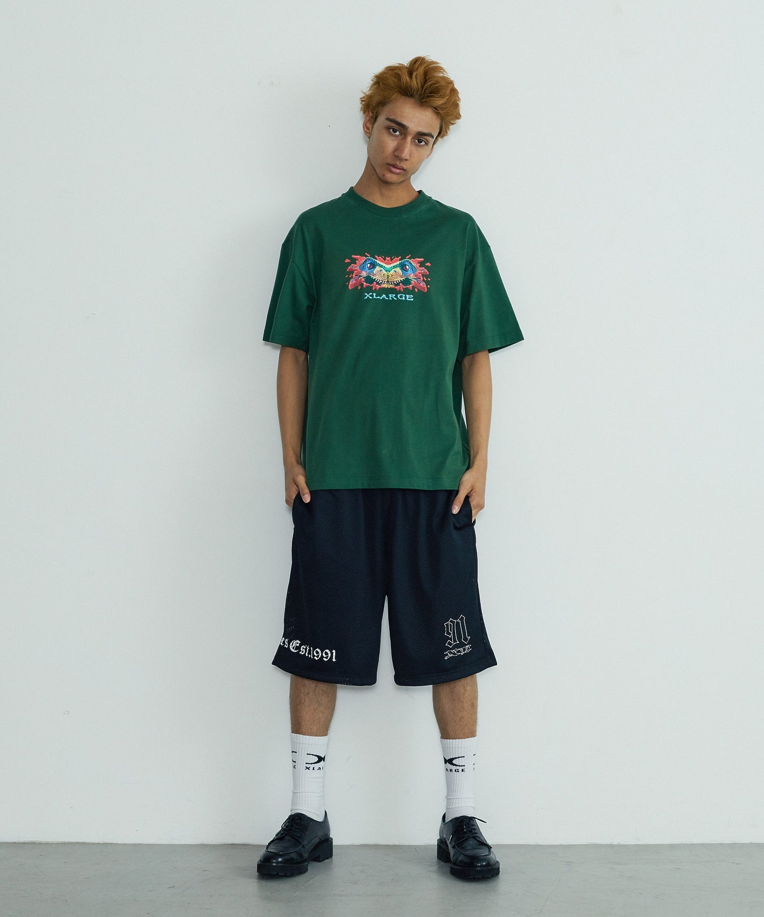 OLD ENGLISH MESH SHORTS