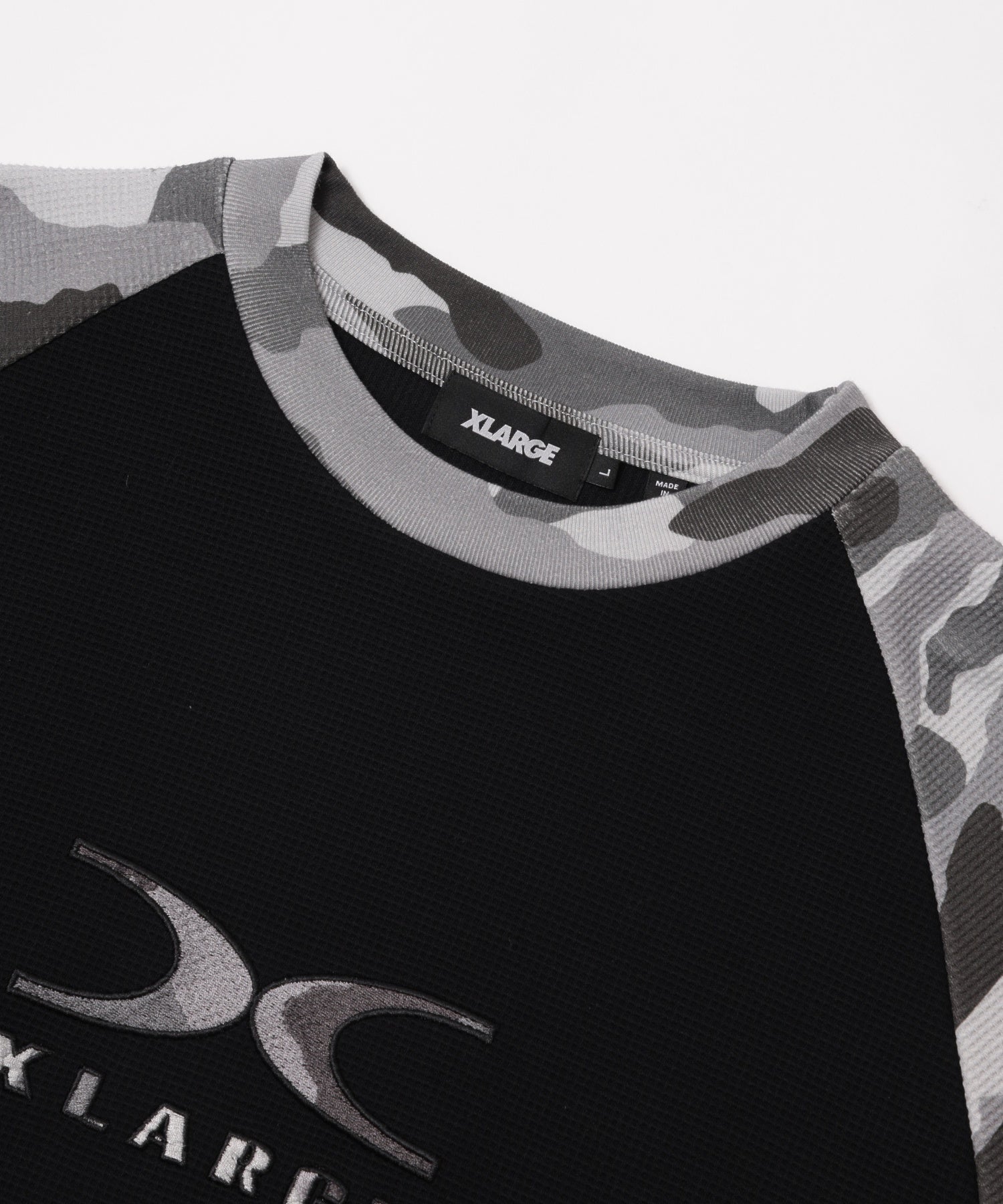 X LOGO RAGLAN L/S TEE
