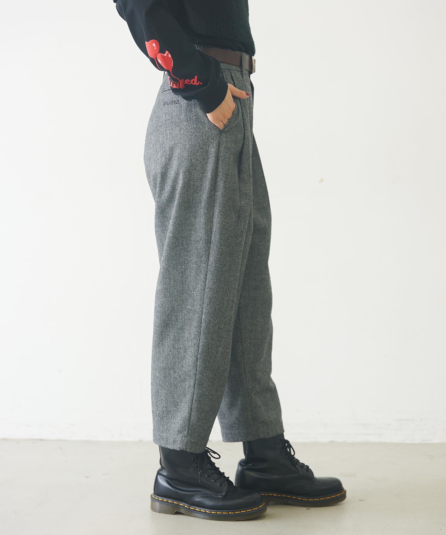 TAPERED CROPPED PANTS