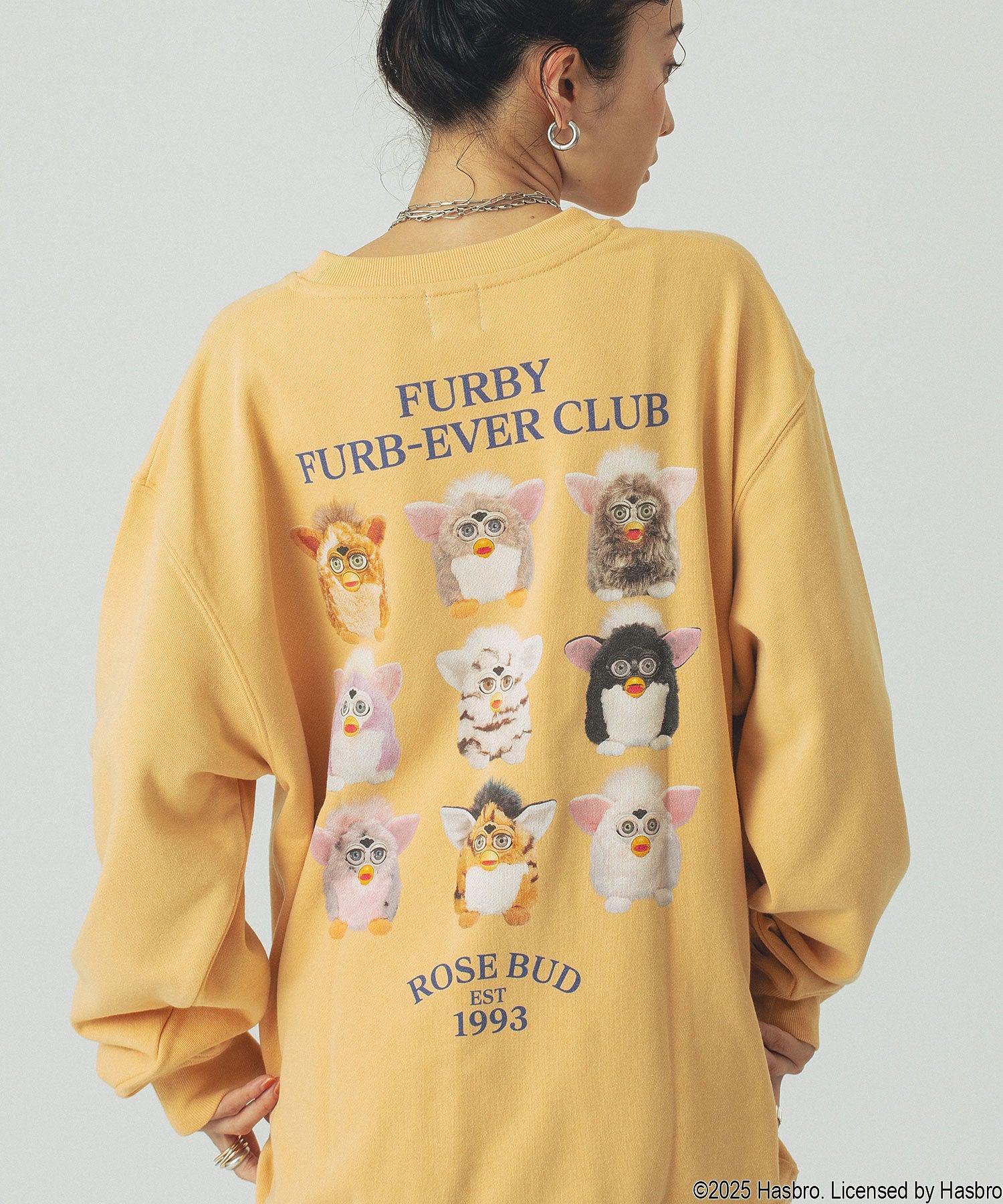 ROSE BUD x FURBY BIG SWEAT
