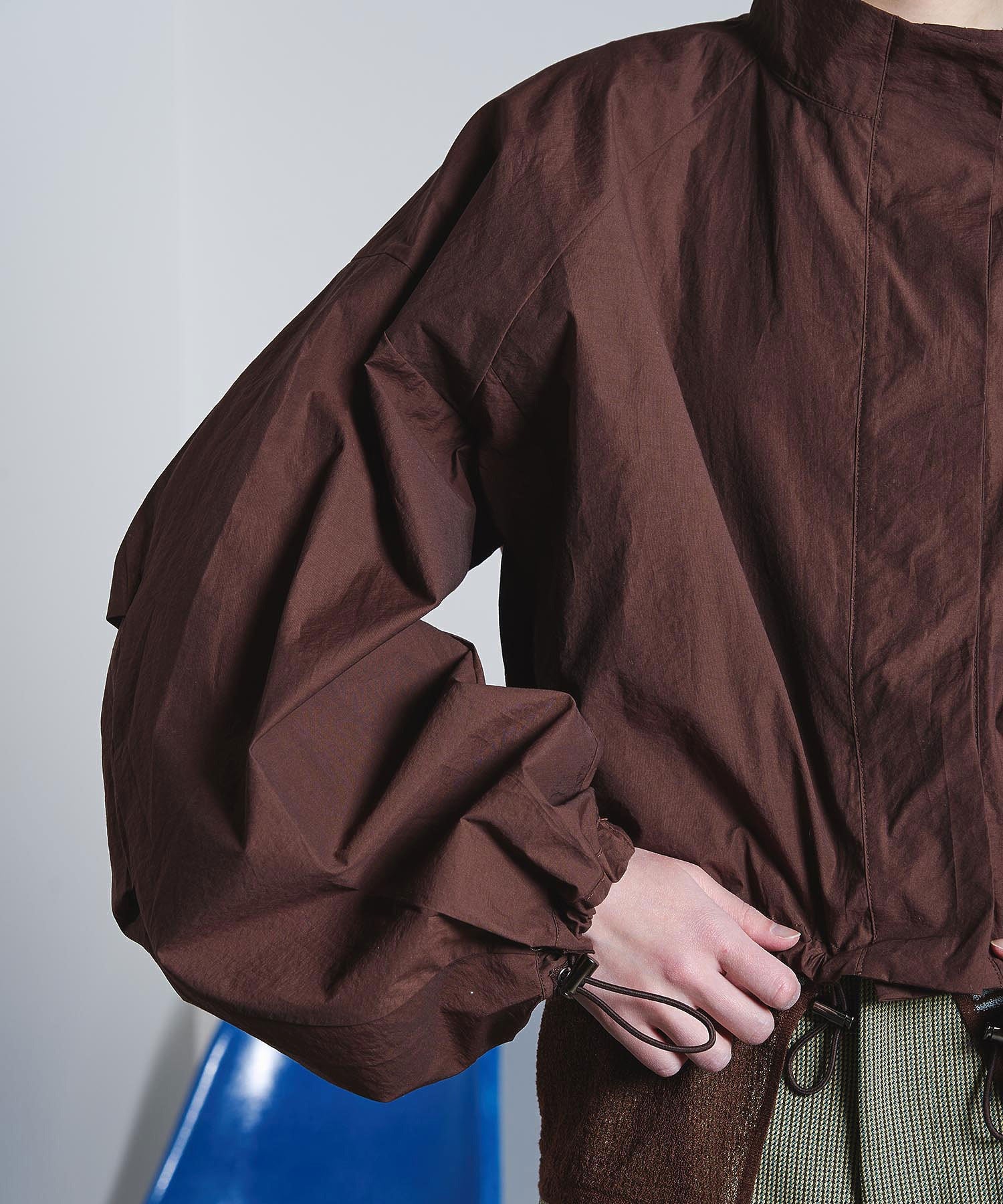 mici/SHEER SHORT BLOUSON