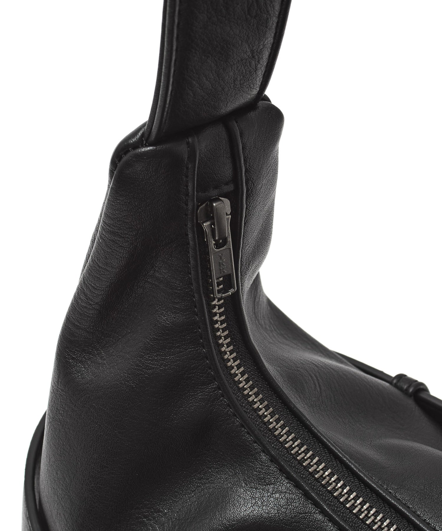 OVAL LOGO CLASP FAUX LEATHER SHOULDER BAG