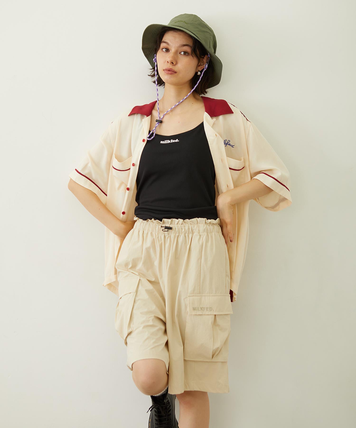 MILKFED. × OP BRA CAMISOLE