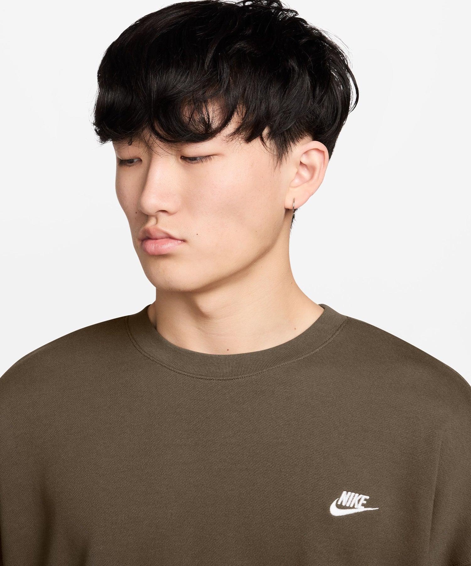 NIKE/ナイキ/ﾅｲｷ ｸﾗﾌﾞ FT ｵｰﾊﾞｰｻｲｽﾞ L/S ｸﾙｰ HJ1820