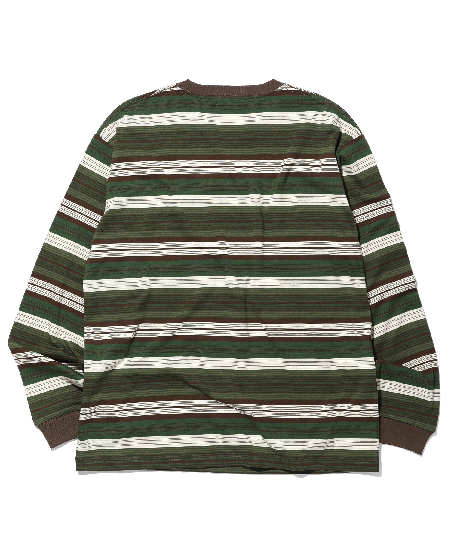 STRIPED L/S TEE