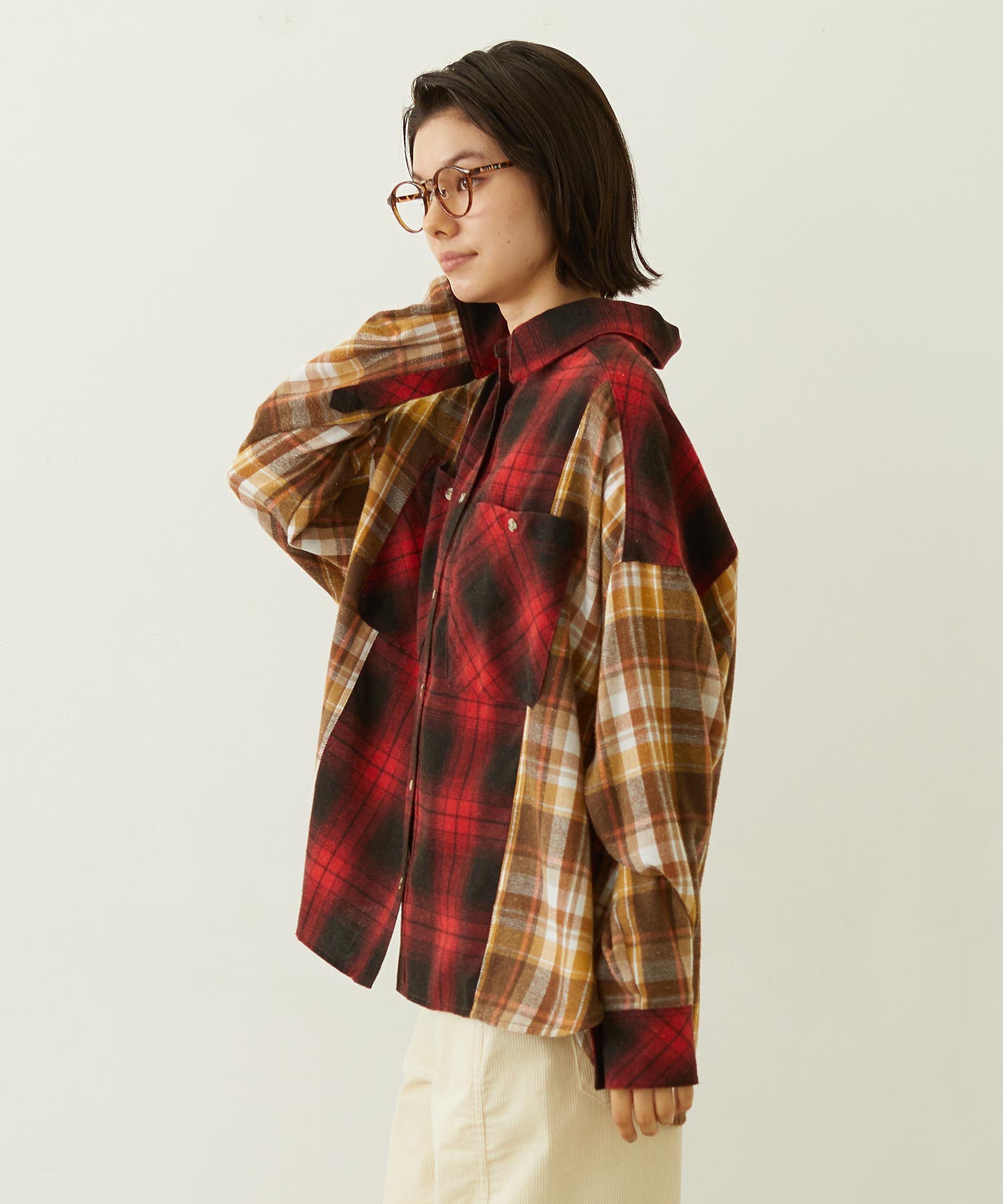 WASHED PANEL SHIRT